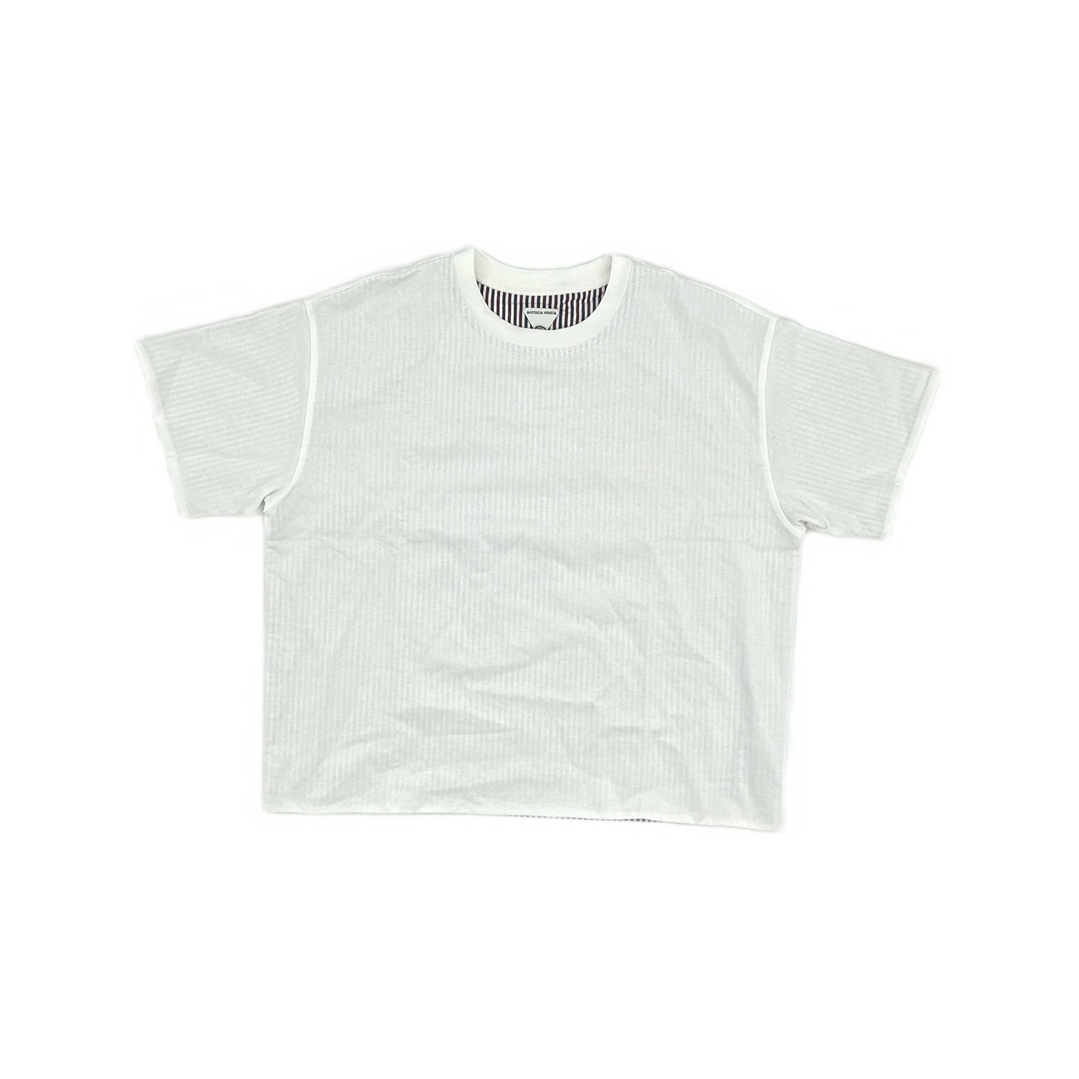 Bottega Veneta Bottega Veneta Striped Detail T-Shirt Size L Size L / US 10 / IT 46 - 1 Thumbnail