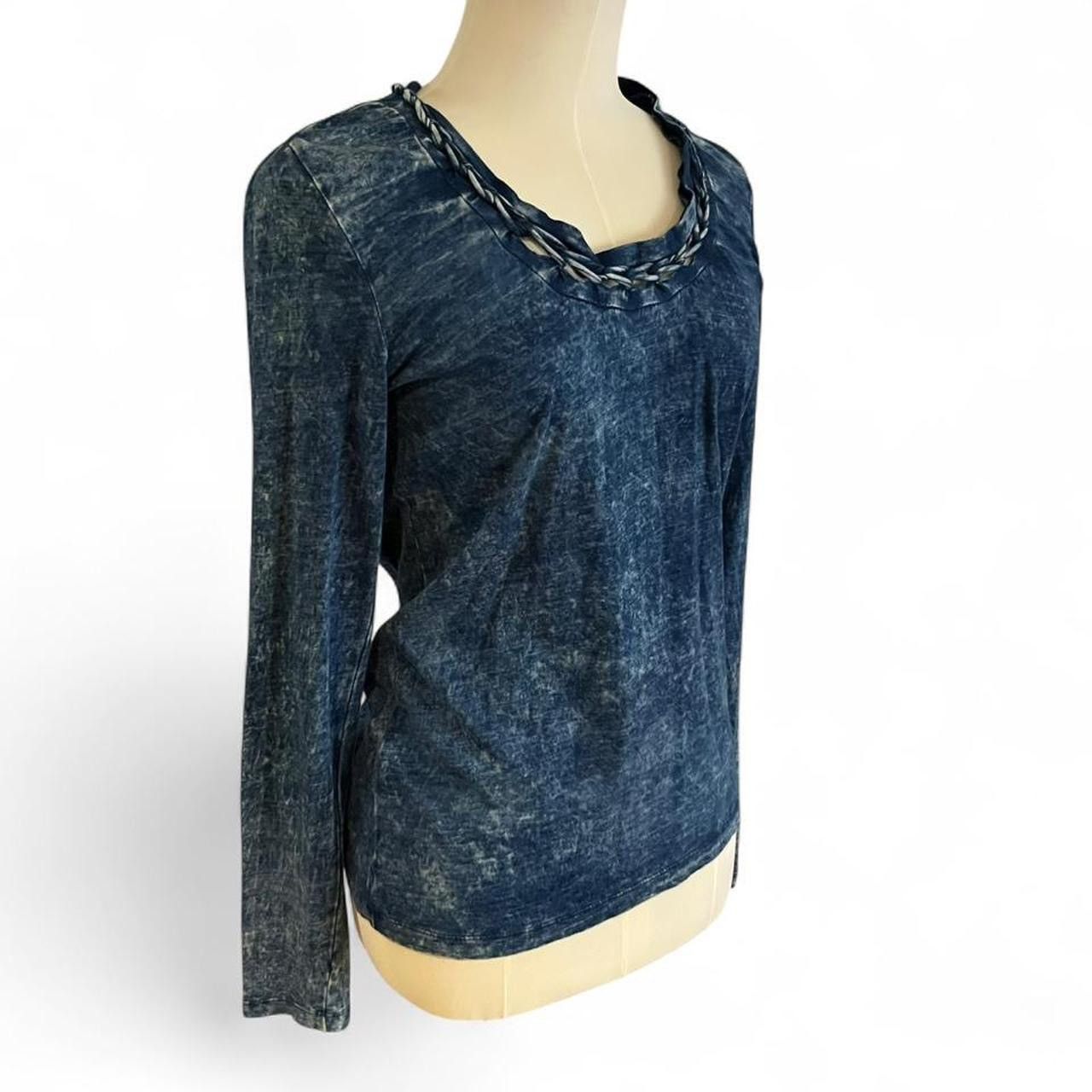 Diesel Vintage rare Diesel braided indigo tie dye shirt Size S / US 4 / IT 40 - 2 Thumbnail