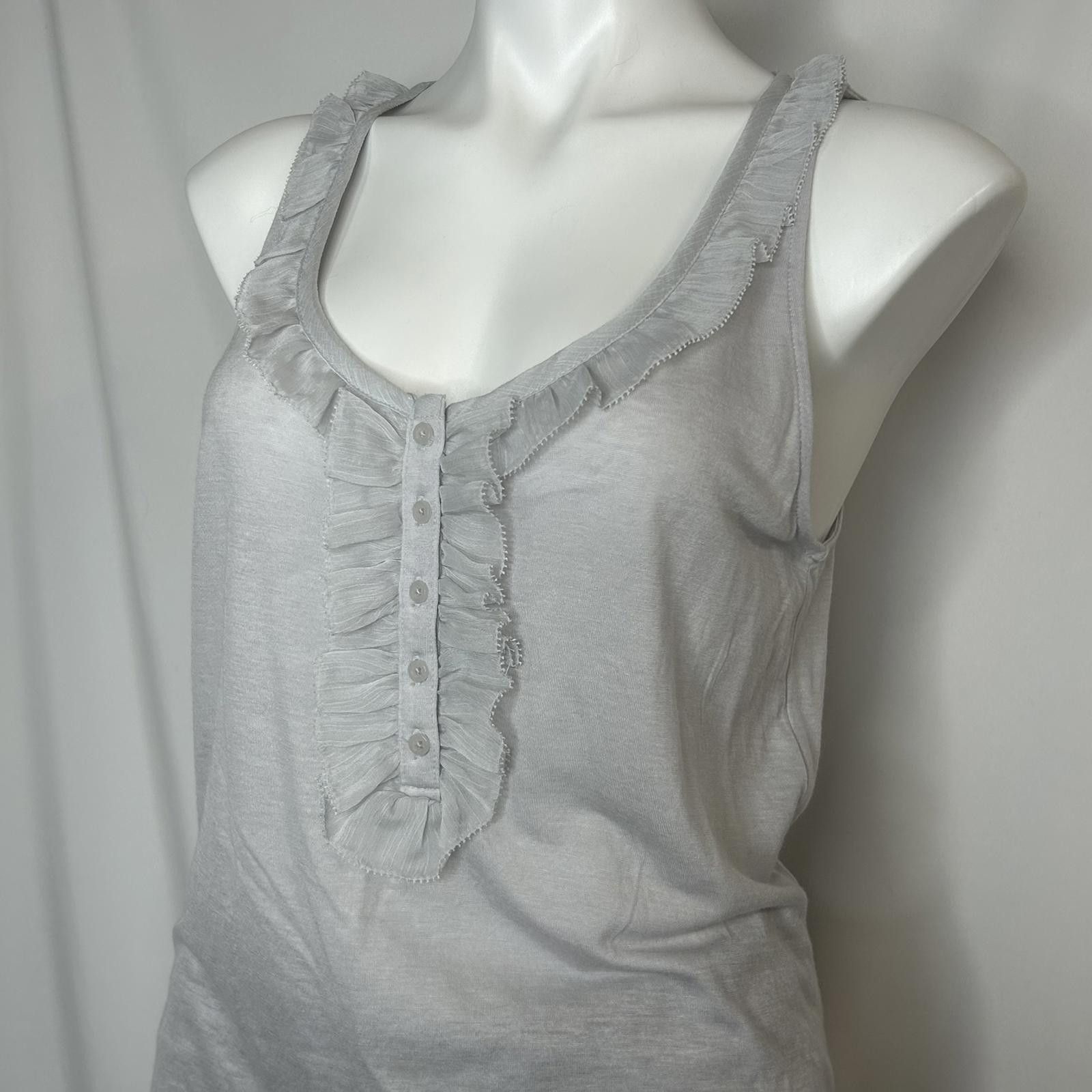 Banana Republic NWT - Banana Republic Ruffle Tank, Large Size L / US 10 / IT 46 - 4 Thumbnail