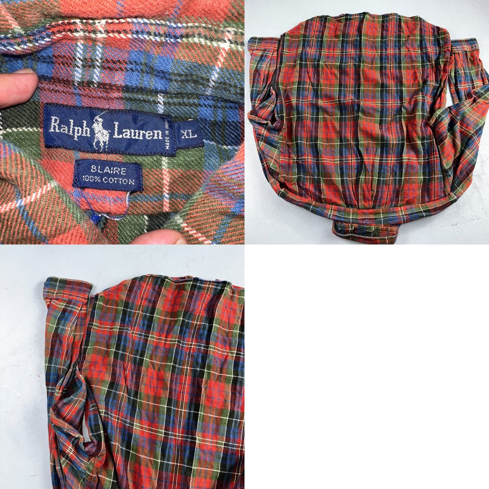Ralph Lauren RALPH LAUREN Plaid Button-Up Shirt Mens XL Long Sleeve Multicolor Casual Size US XL / EU 56 / 4 - 8 Thumbnail