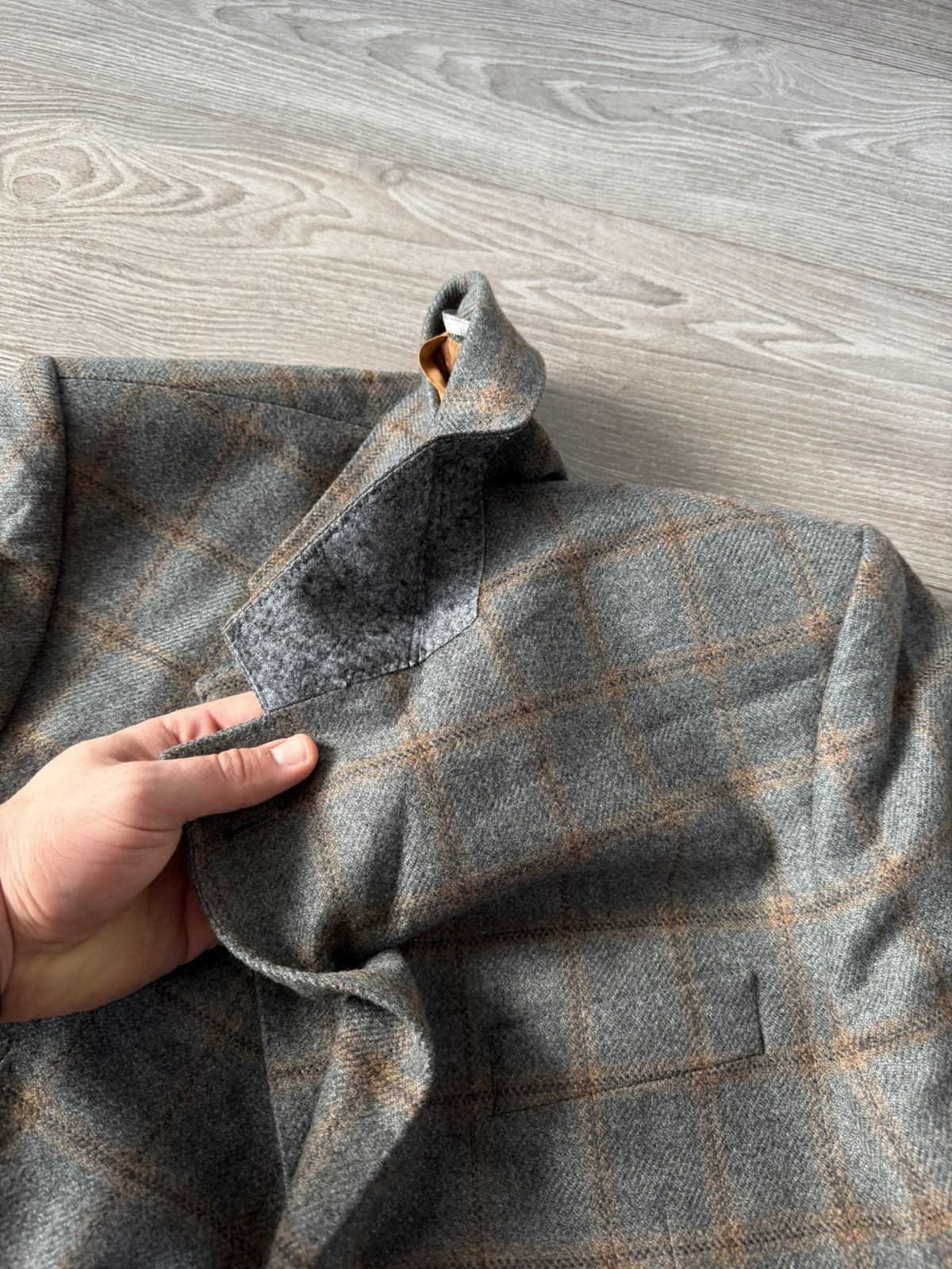 Loro Piana Loro Piana Ing 100% Cashmere Italy Made Luxury Blazer Size 46R - 10 Thumbnail