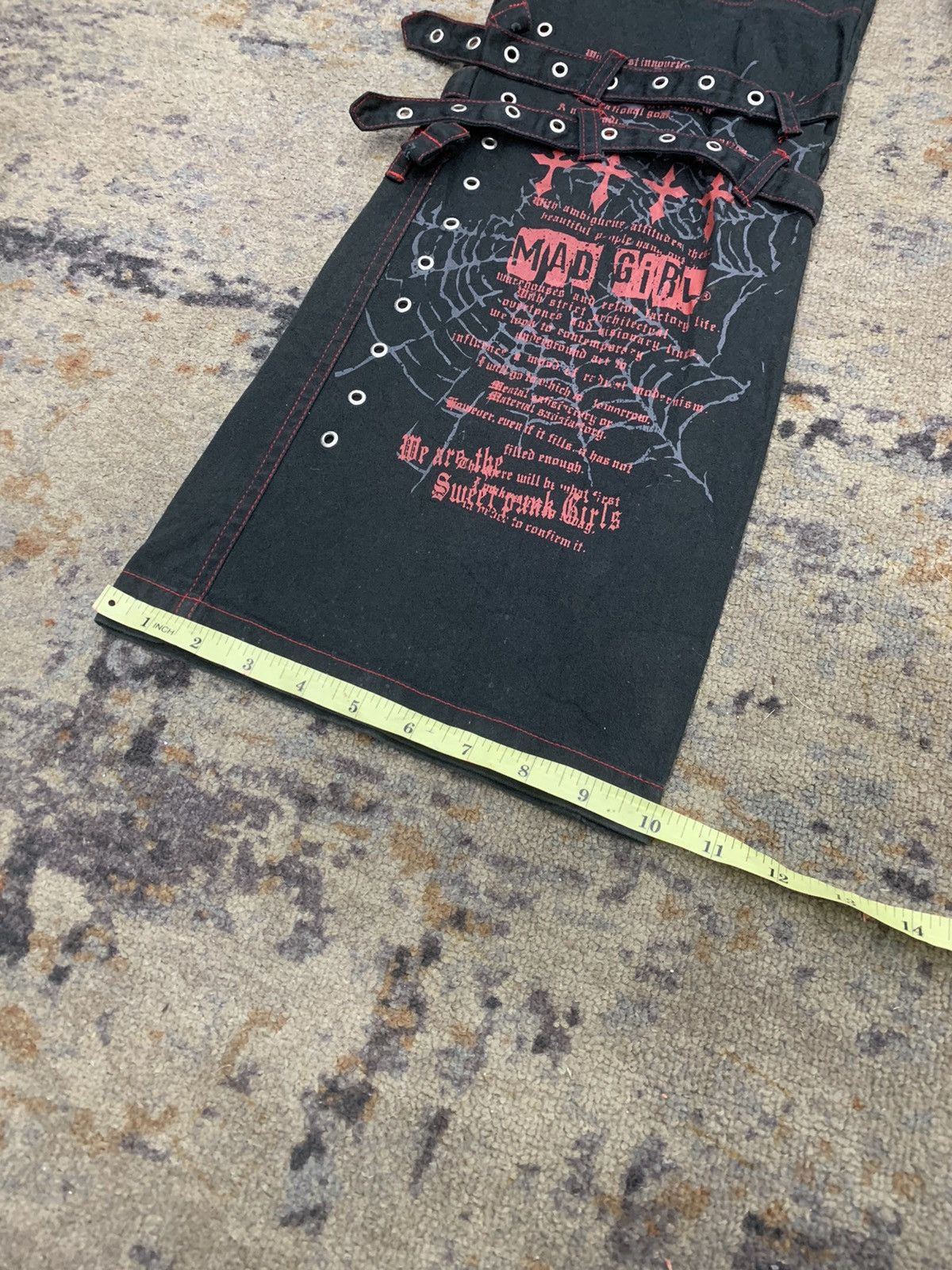Hysteric Glamour × If Six Was Nine × Japanese Brand ❤️‍🔥OPEN BINDING OFFER ❤️‍🔥japanese Mad Punk anarchy gothic 🕸️🕸️🕸️ Size US 31 - 17 Thumbnail