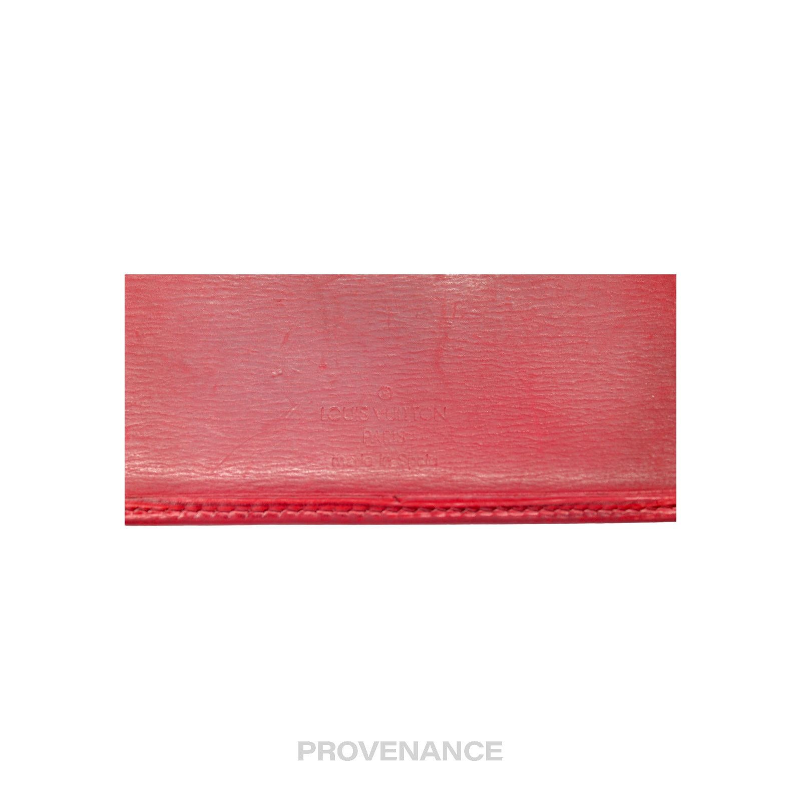 Louis Vuitton 🔴 Louis Vuitton Card Holder Wallet - Red Epi Leather Size ONE SIZE - 7 Thumbnail