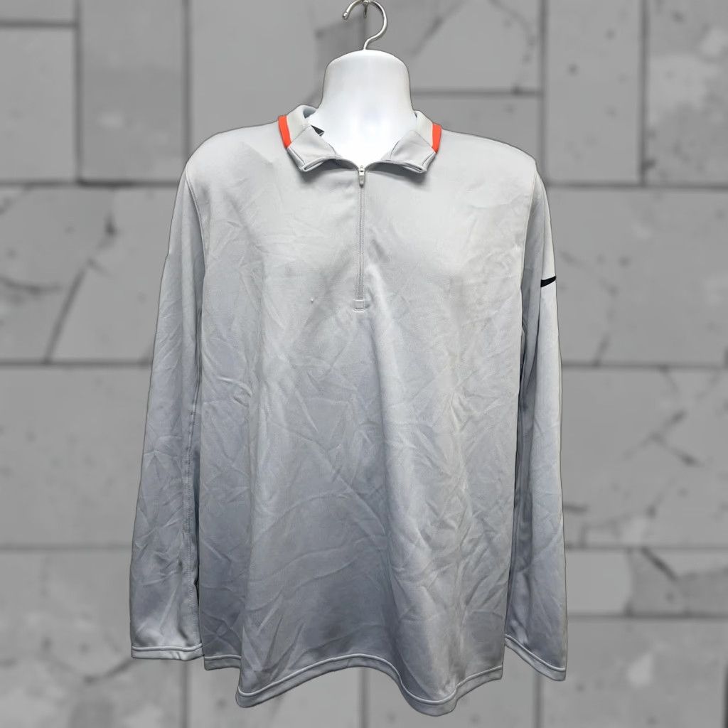 Nike Nike Golf Dri-Fit Men's XL Gray Half Zip Pullover Activewear Golf Size US XL / EU 56 / 4 - 1 Thumbnail