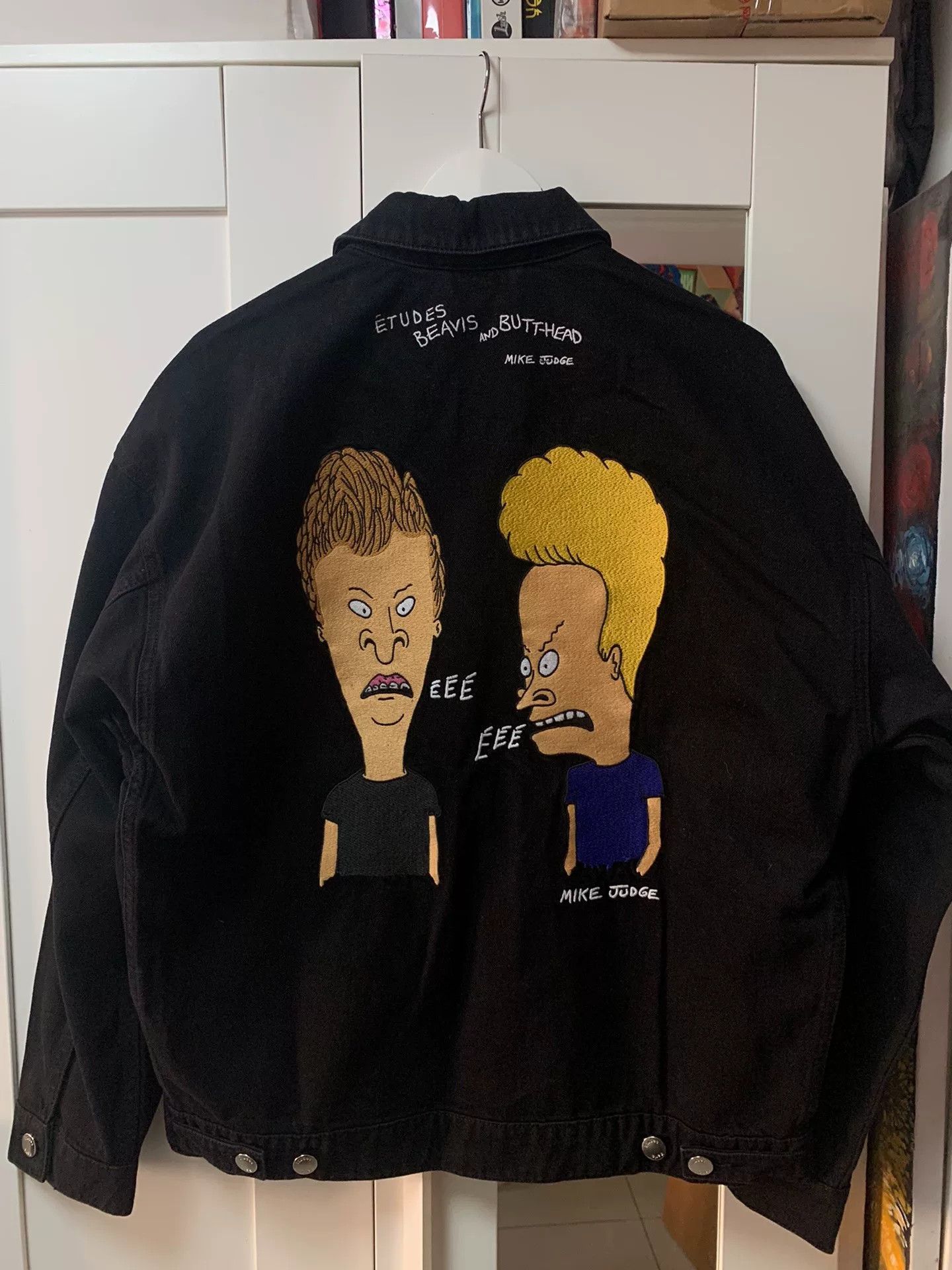 Etudes Etudes Beavis and Butthead Embroidered Denim Jacket Size US M / EU 48-50 / 2 - 1 Thumbnail