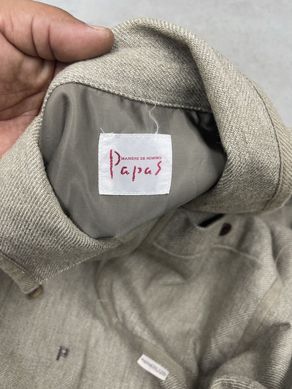 Designer × Japanese Brand × Vintage VTG PAPAS ISLAND LIGHT JACKET Size US L / EU 52-54 / 3 - 10 Thumbnail
