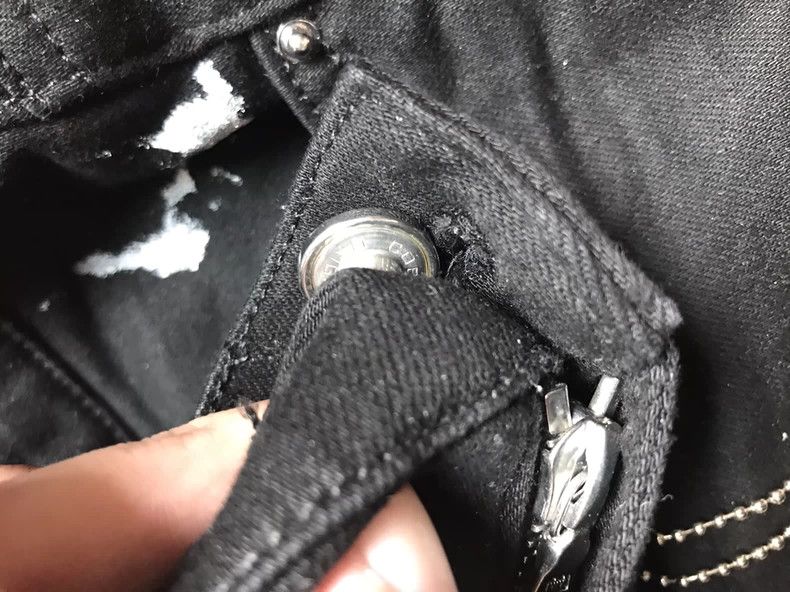 Amiri Amiri high-end customization ice blue diamond art ink blac Size US 32 / EU 48 - 5 Thumbnail