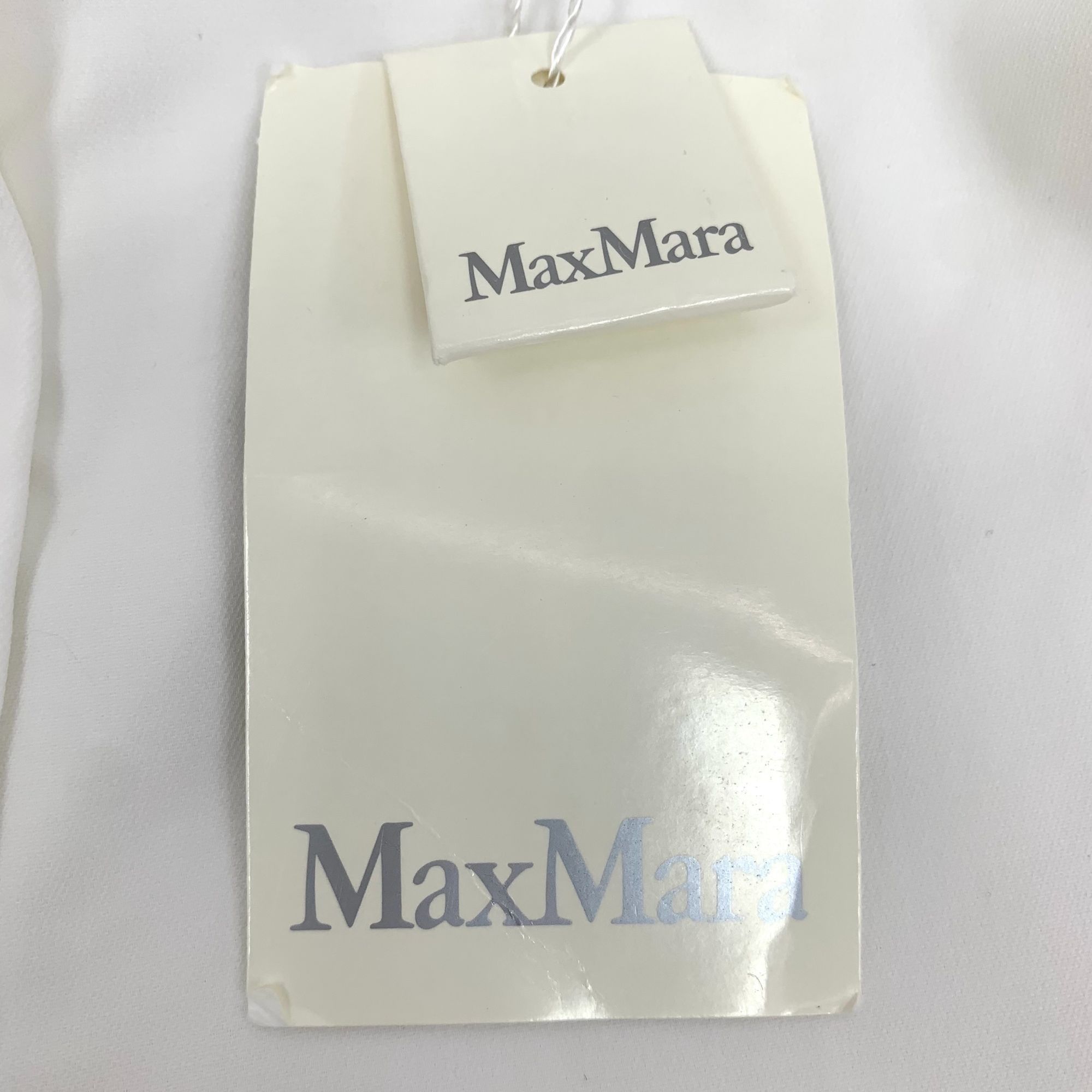 Max Mara Maxmara White Cotton Wide-Leg Casual Trousers (Size S) Size 38" / US 16 / IT 52 - 4 Thumbnail