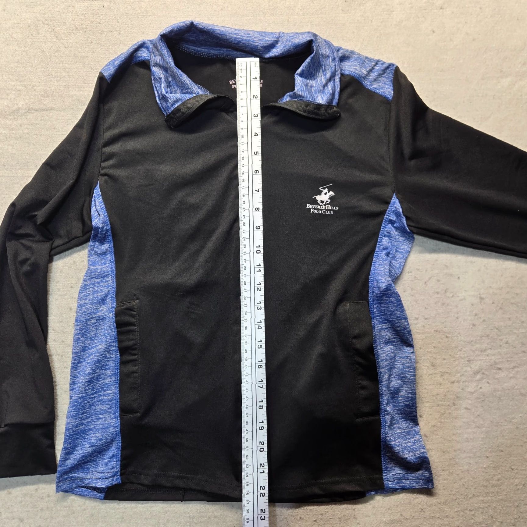 Beverly Hills Polo Club Beverly Hills Polo Club Jacket Full Zip Gray Blue Hoodie Women M Medium Polo Theme Size M / US 6-8 / IT 42-44 - 6 Thumbnail