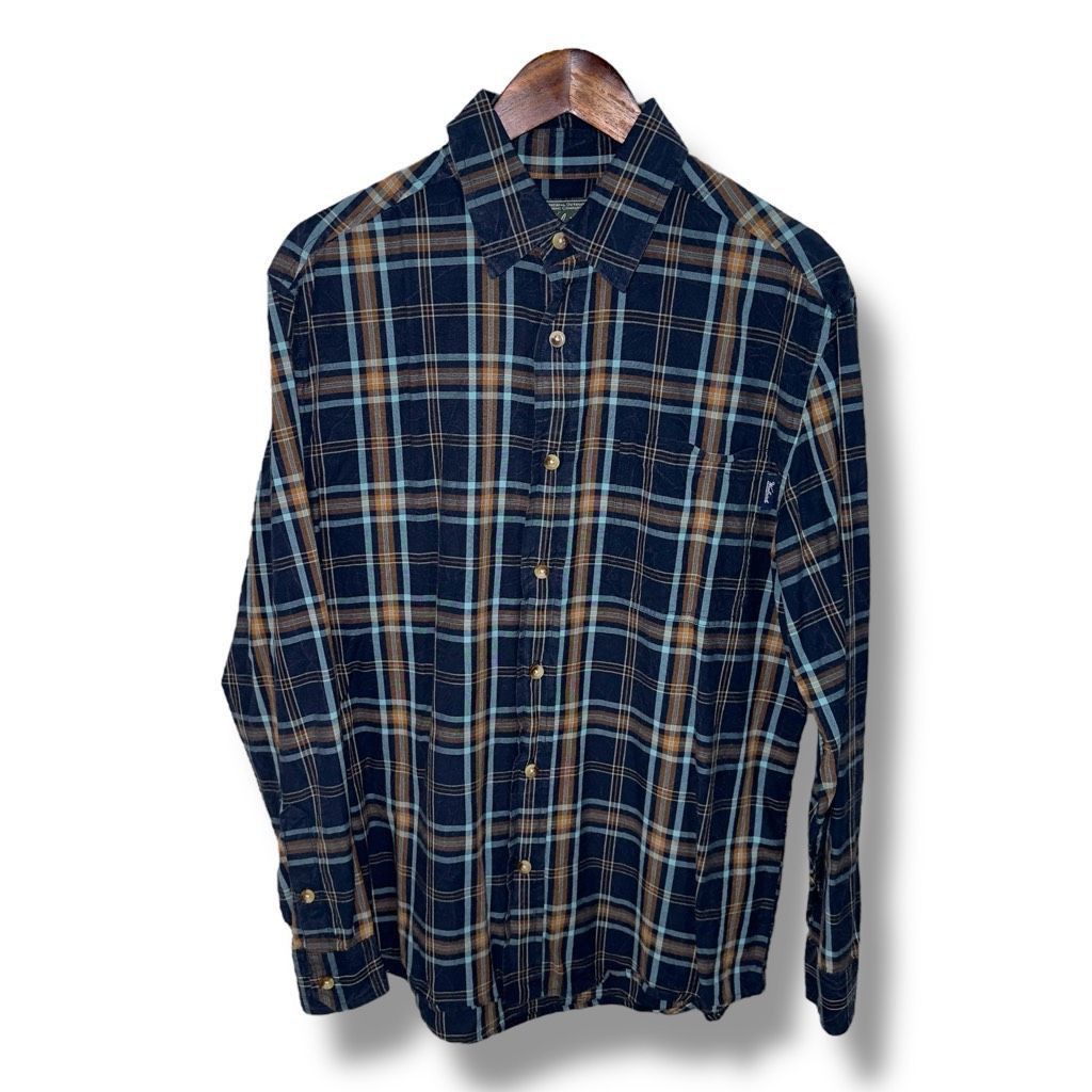 Woolrich Woolen Mills Woolrich 90s Blue Plaid Button Down Shirt Sz M Size US M / EU 48-50 / 2 - 1 Thumbnail