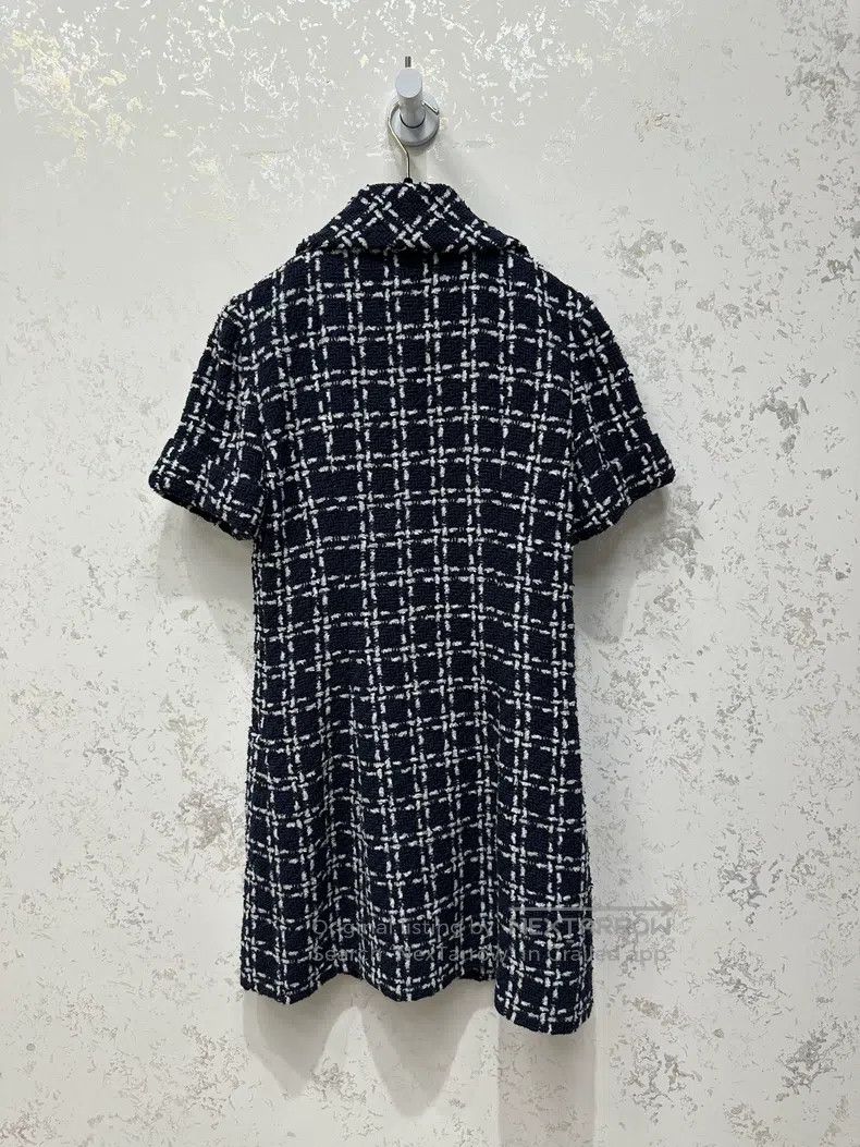 Chanel Chanel 23 Autumn and Winter Preview Series Dark Blue Plaid Size XXS / US 00 / IT 34 - 2 Thumbnail