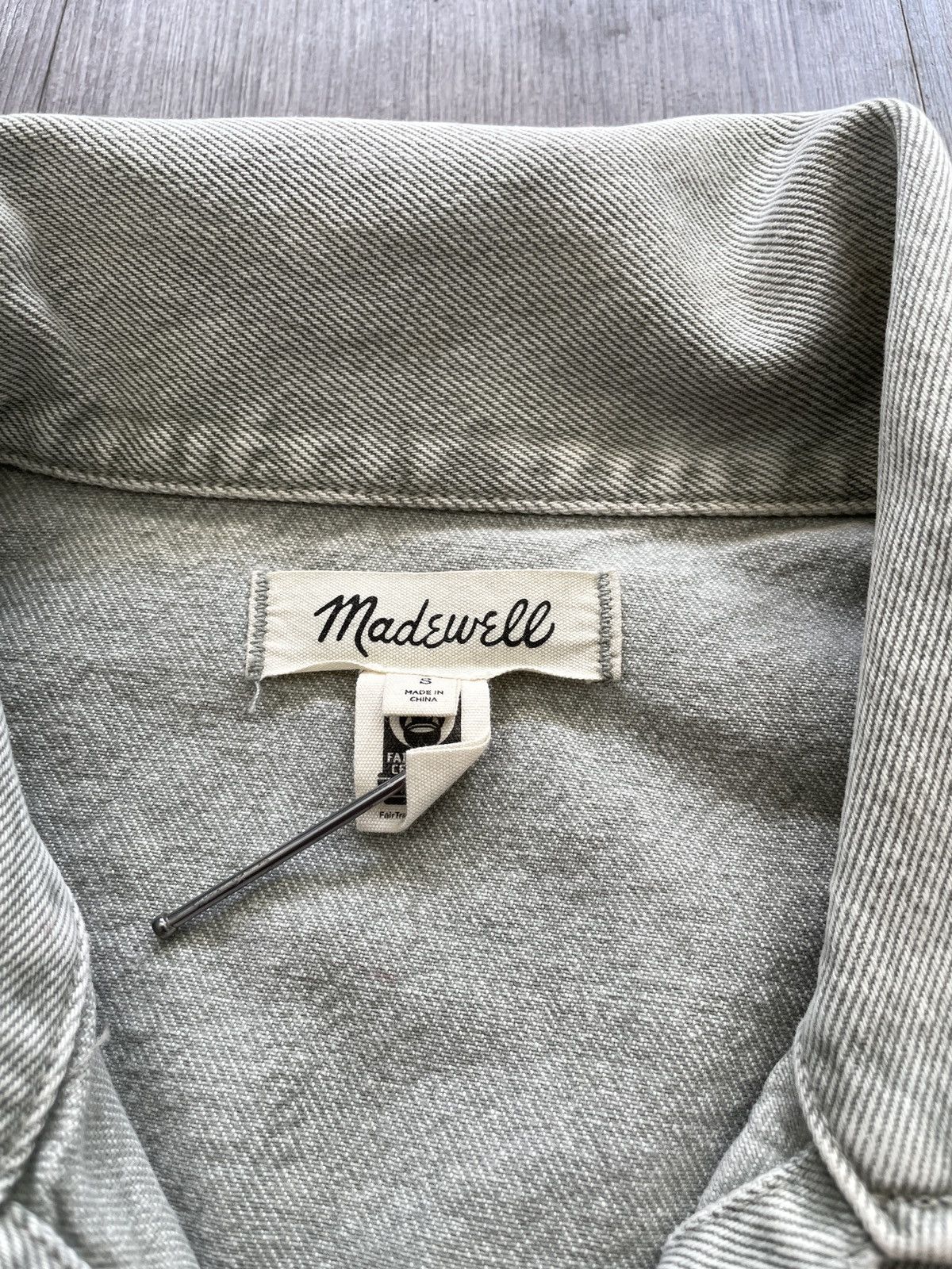 Madewell Madewell “Garment-dyed Denim” Jacket (Sz.S) Size S / US 4 / IT 40 - 2 Thumbnail