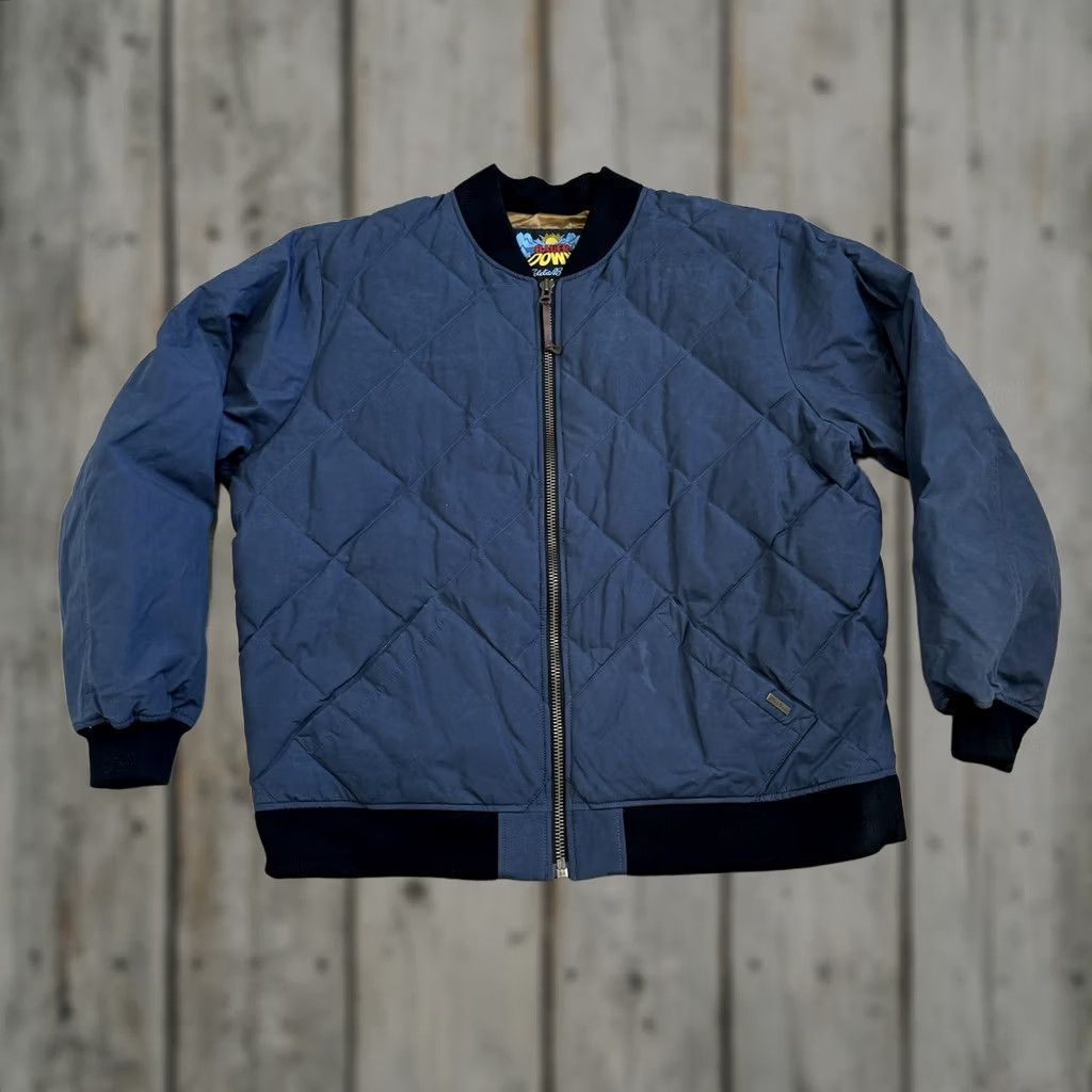 Eddie Bauer Eddie Bauer Men’s 1936 Skyliner Model Quilted Down Bomber Jacket Navy Blue 2XL Size US XXL / EU 58 / 5 - 1 Thumbnail
