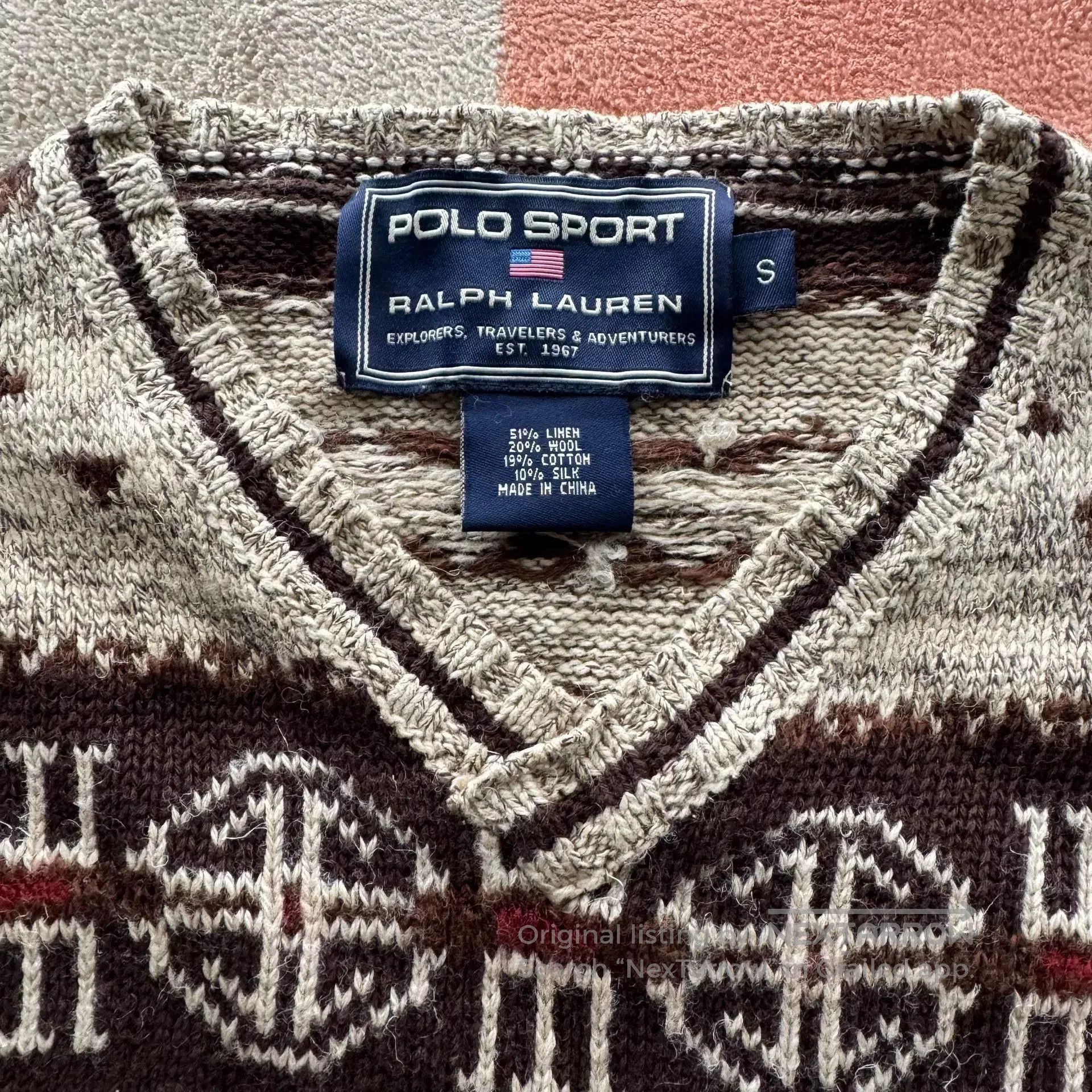 Ralph Lauren Sport Ralph Lauren Polo Sport Navajo Sweater. Size US S / EU 44-46 / 1 - 4 Thumbnail