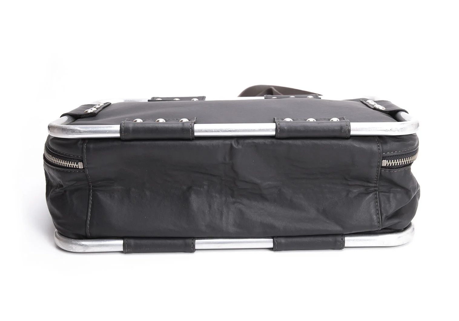 Jean Paul Gaultier Metal Frame 2WAY Bag in Black Size ONE SIZE - 7 Thumbnail