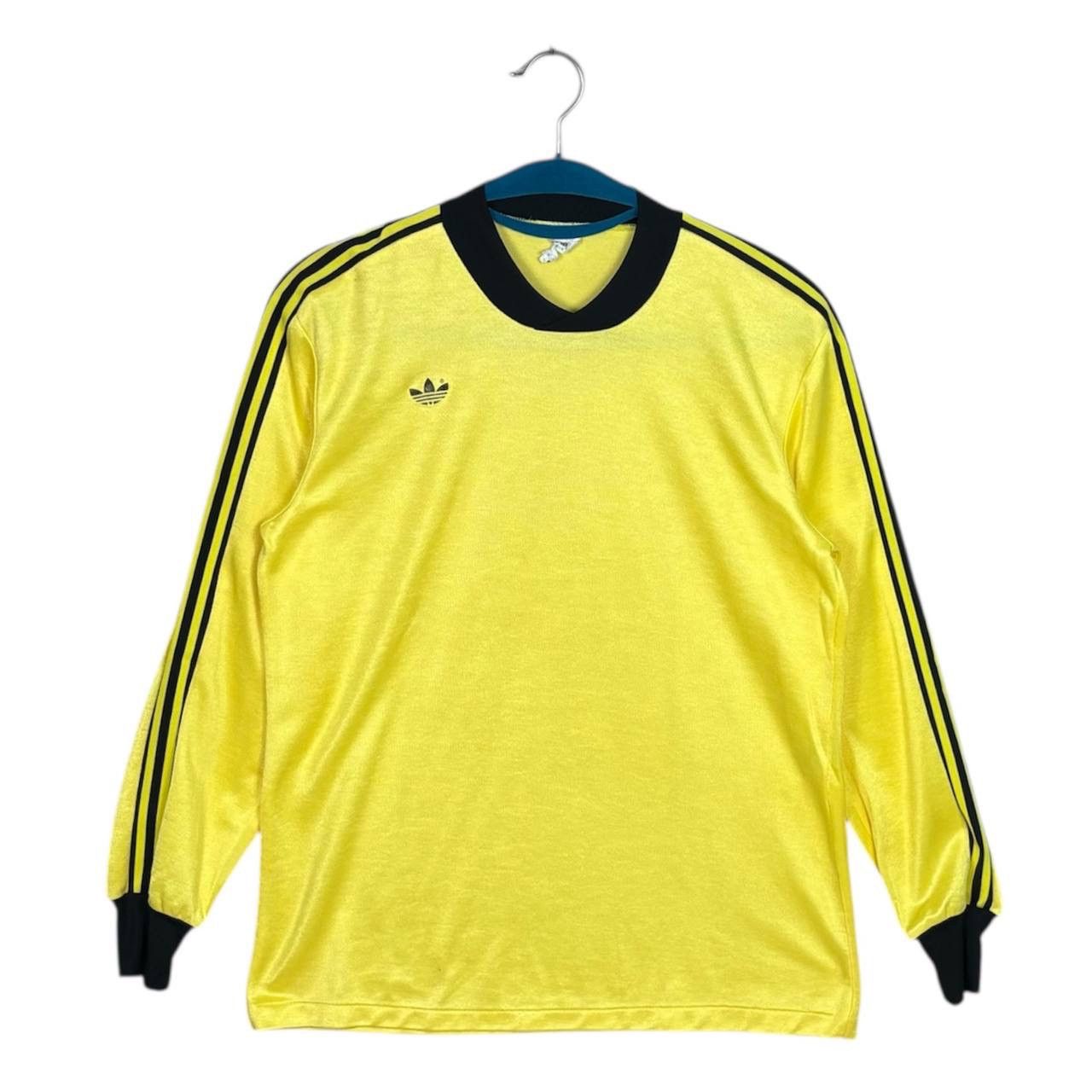 Adidas Vintage 80s Adidas Ventex Football Shirt Soccer Jersey LS Size US L / EU 52-54 / 3 - 1 Thumbnail