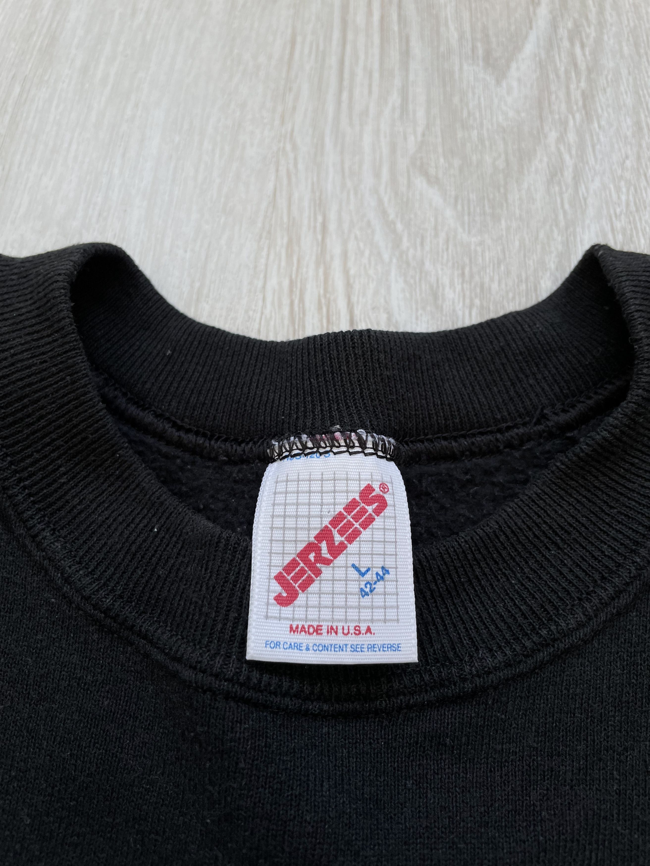 Vintage Vintage 80s Wolf Moon LSJ Sweatshirt Jerzees Crewneck Size US M / EU 48-50 / 2 - 4 Thumbnail