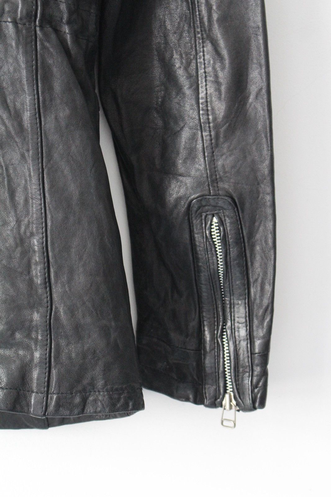 If Six Was Nine 2000S JAPANESE MADE SHEEPSKIN STAND-COLLAR UTILITY JACKET Size US S / EU 44-46 / 1 - 6 Thumbnail