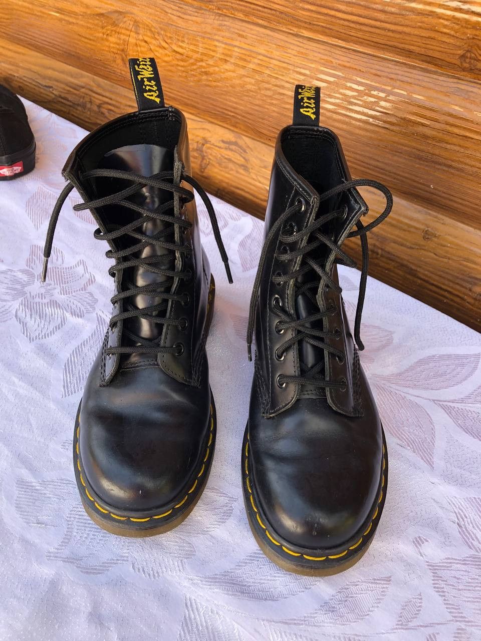 Dr. Martens × Japanese Brand × Vintage dr. martens women's 1460 smooth leather boot Size US 7 / IT 37 - 2 Thumbnail
