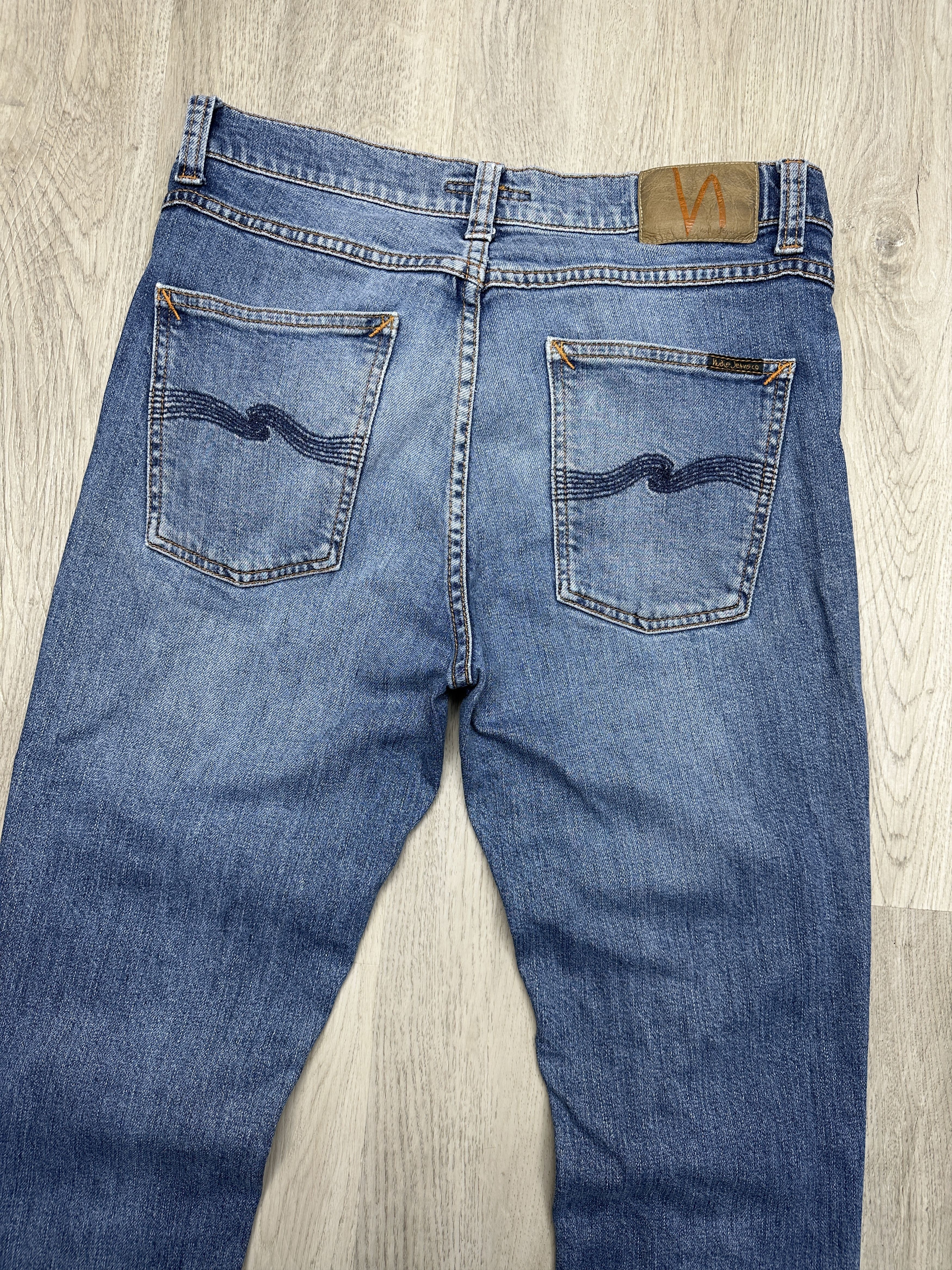 Nudie Jeans Nudie Jeans Lean Dean Vintage Mens Denim Pants Size US 31 - 2 Thumbnail
