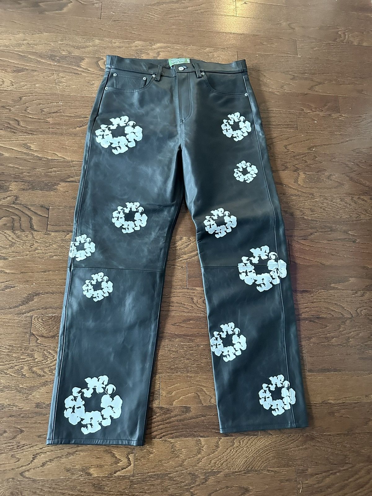 DENIM TEARS × Levi's Denim Tears x Levi’s Wreath Leather Pants Size US 36 / EU 52 - 4 Thumbnail