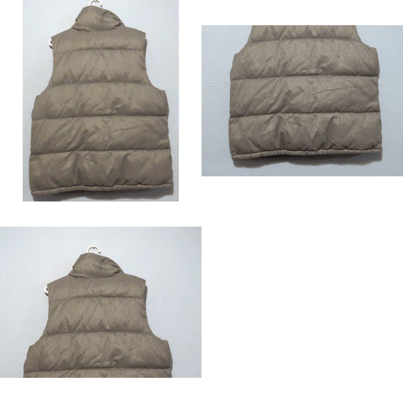 Old Navy Old Navy Men XL Vest Full Zip Textured Heather Gray Puffer Vest Size US XL / EU 56 / 4 - 8 Thumbnail