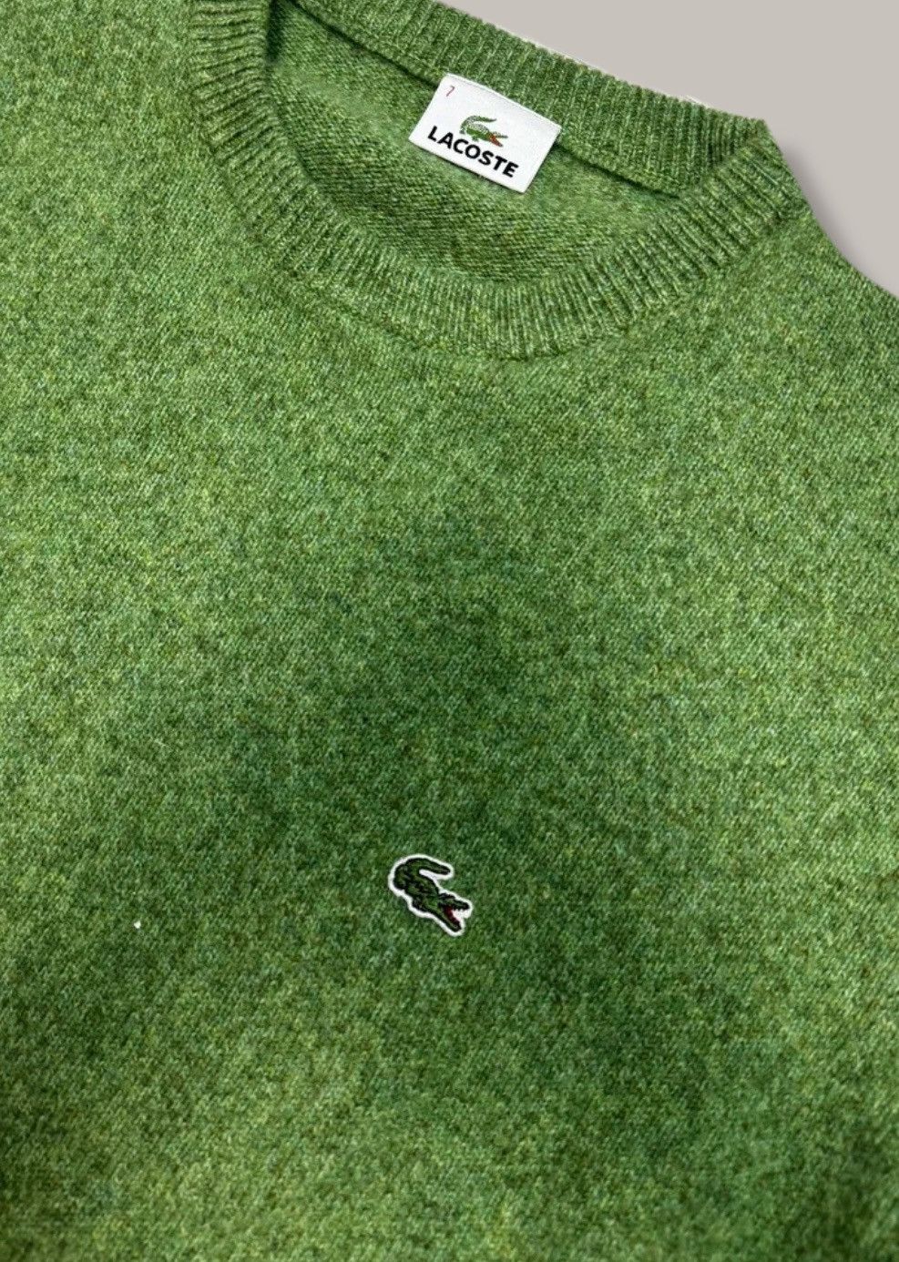 Lacoste Vintage Lacoste Wool Sweater Size US L / EU 52-54 / 3 - 2 Thumbnail