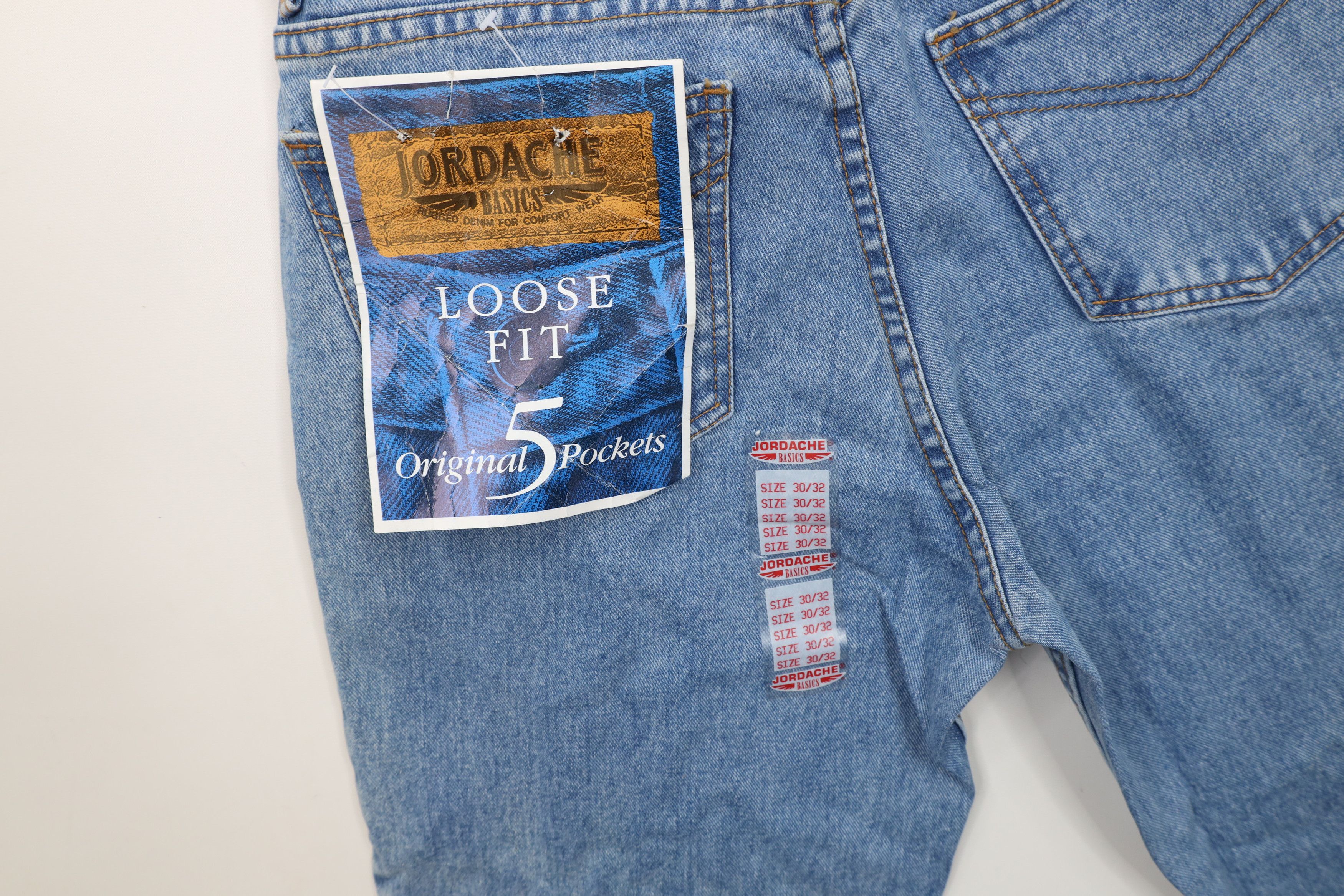 Vintage Deadstock Vintage 90s Streetwear Straight Leg Denim Jeans Size US 30 / EU 46 - 11 Thumbnail