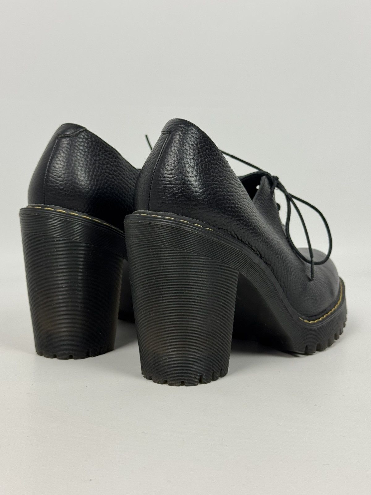 Dr. Martens Dr. Martens Salome II Leather Platforms Heels Shoes Size US 10 / IT 40 - 8 Thumbnail