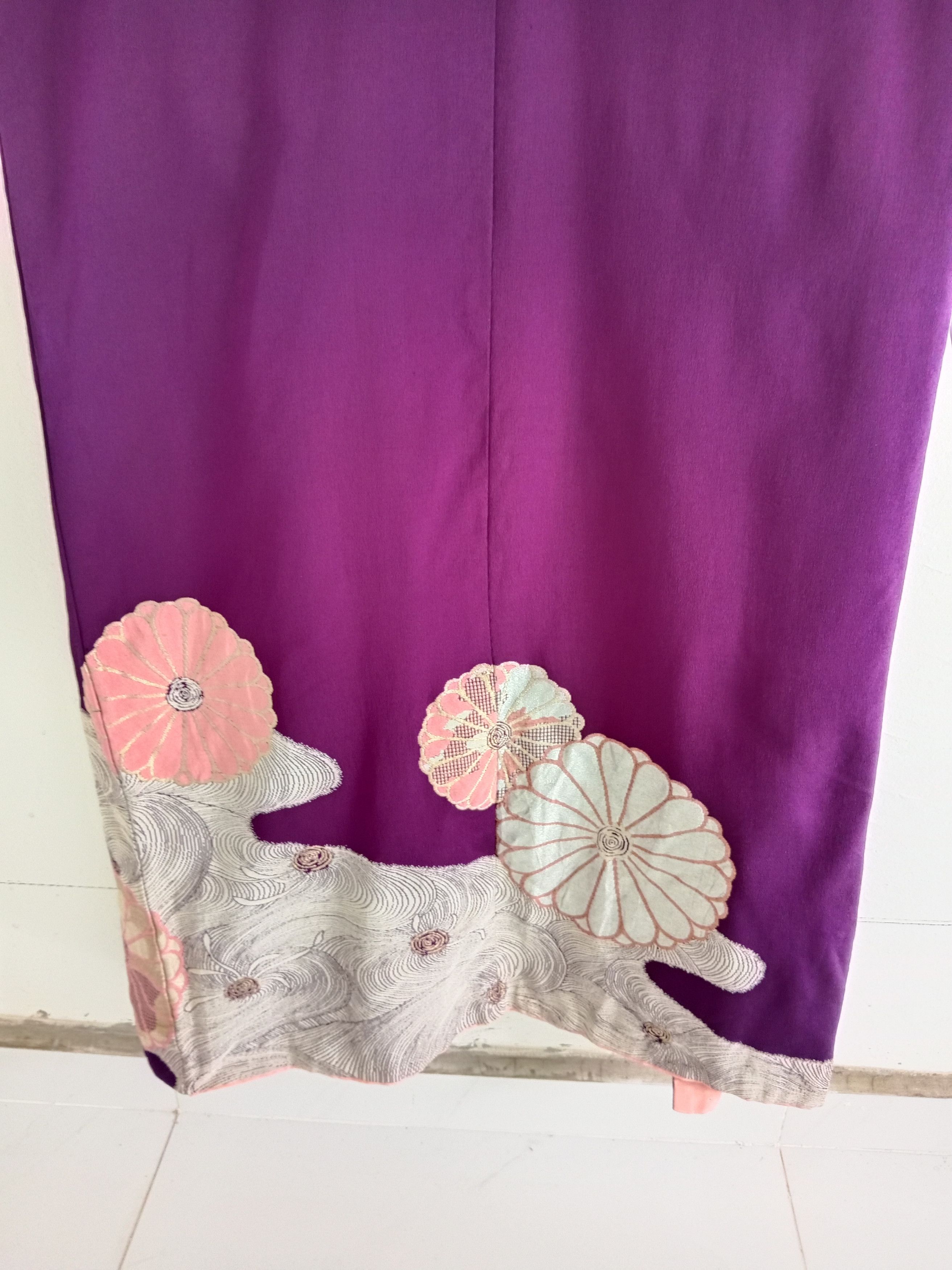 Japanese Brand Vintage Yukata Kimono Rare Motif Japanese Style Size ONE SIZE - 4 Thumbnail
