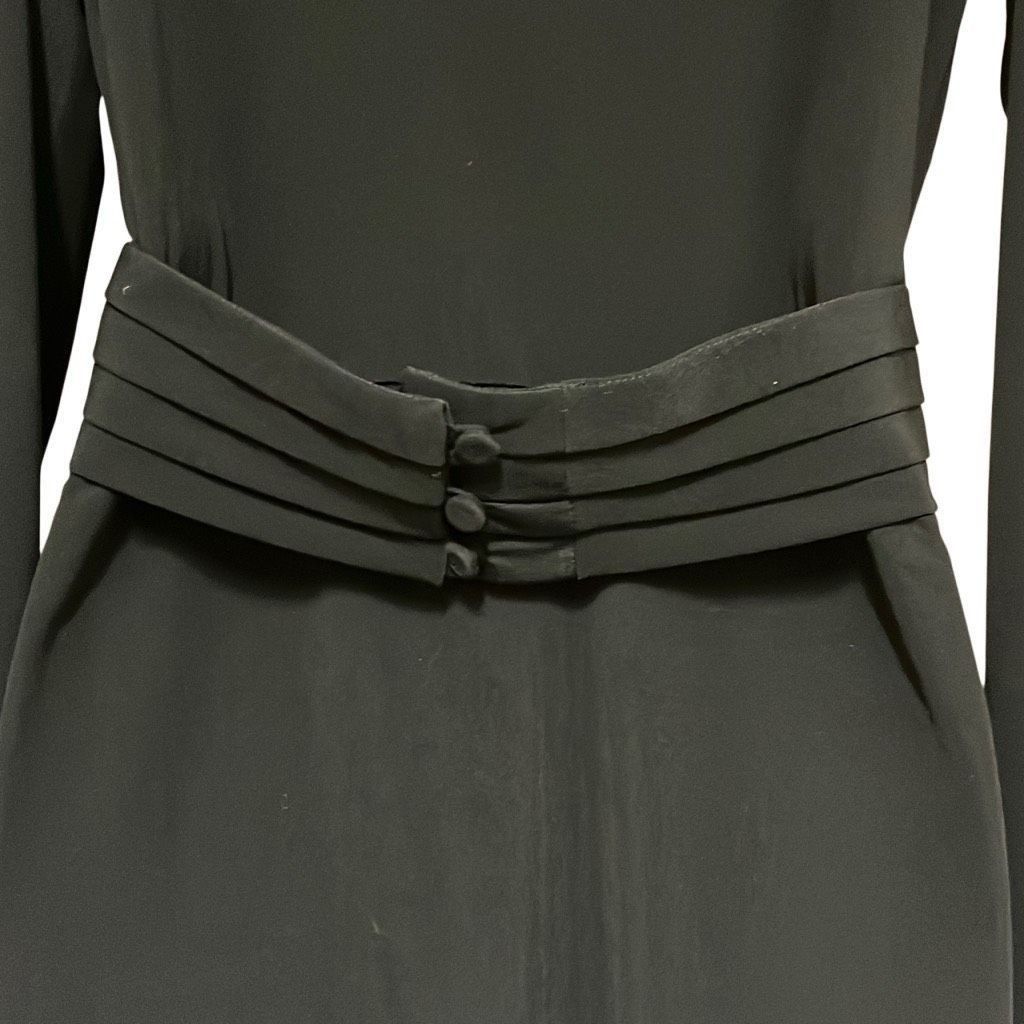 Other Rimini Womens 6 Black Vintage 1980s Mini Cocktail Dress Deep Size M / US 6-8 / IT 42-44 - 6 Thumbnail