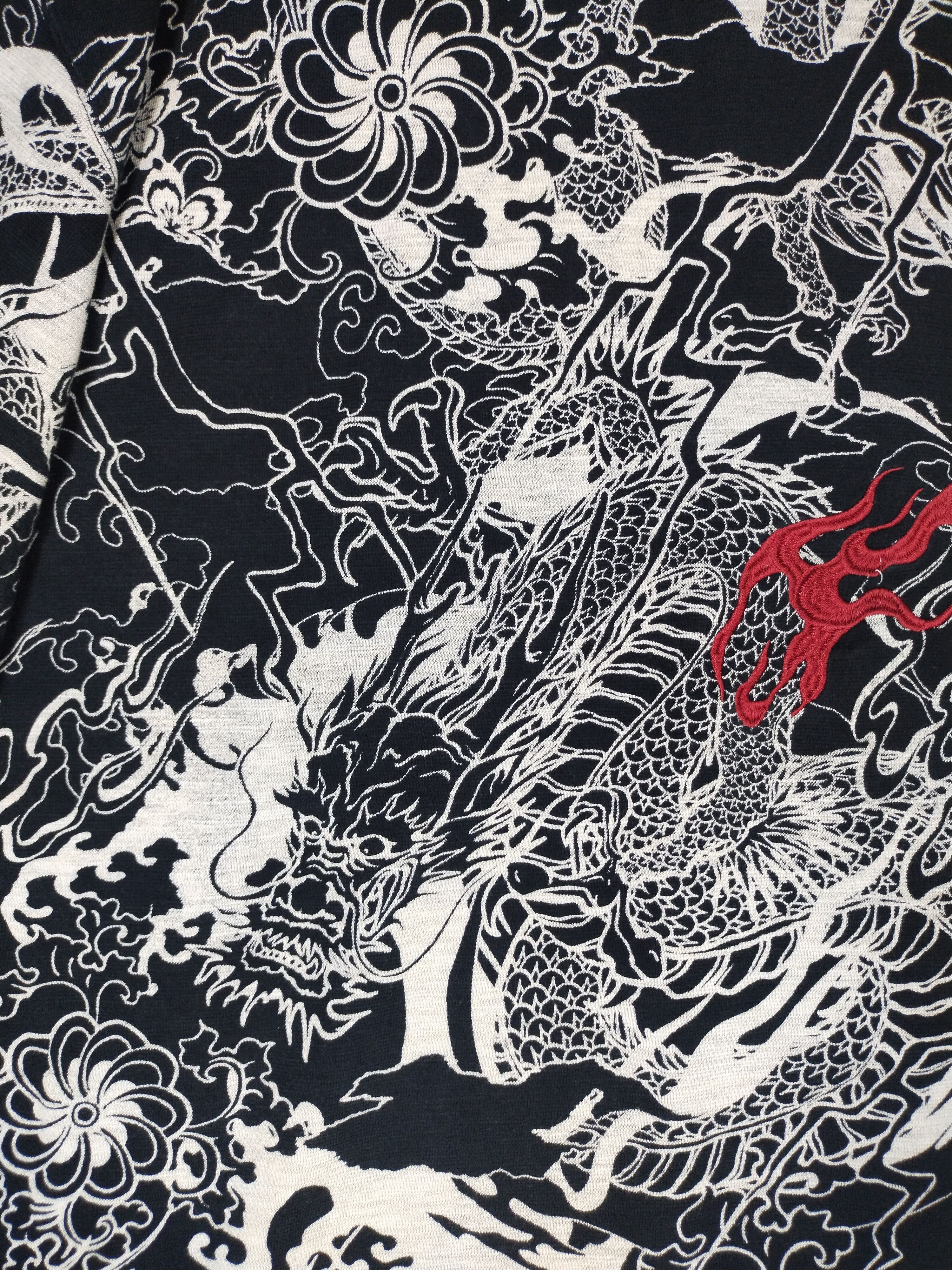 Karakuri Tamashii Rare Vintage Sukajan Dragon Overprint Karakuri Tamashi Tee Size US XL / EU 56 / 4 - 10 Thumbnail