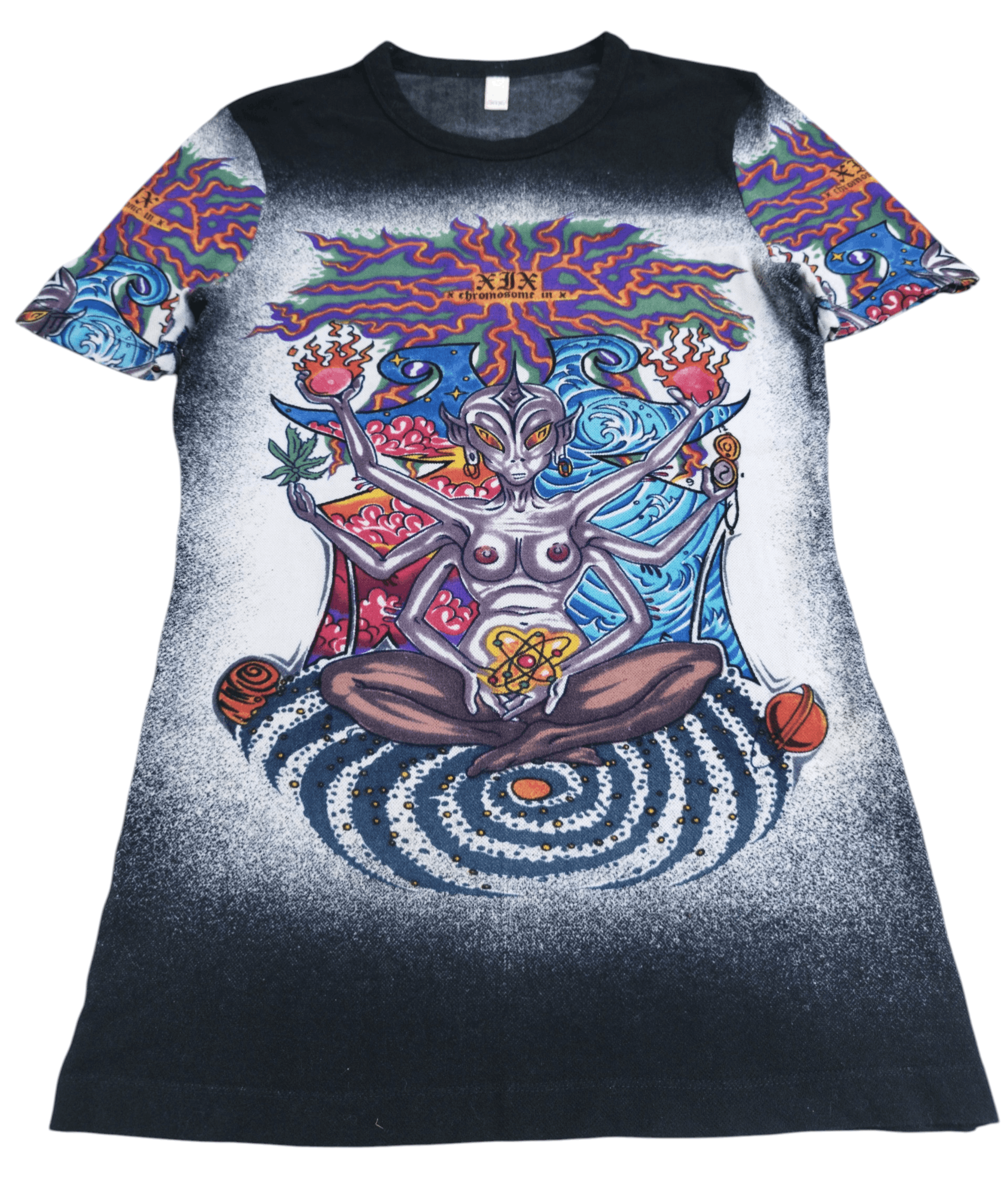 Other XIX chromosome in psychedelic women t-shirt Size S / US 4 / IT 40 - 2 Thumbnail
