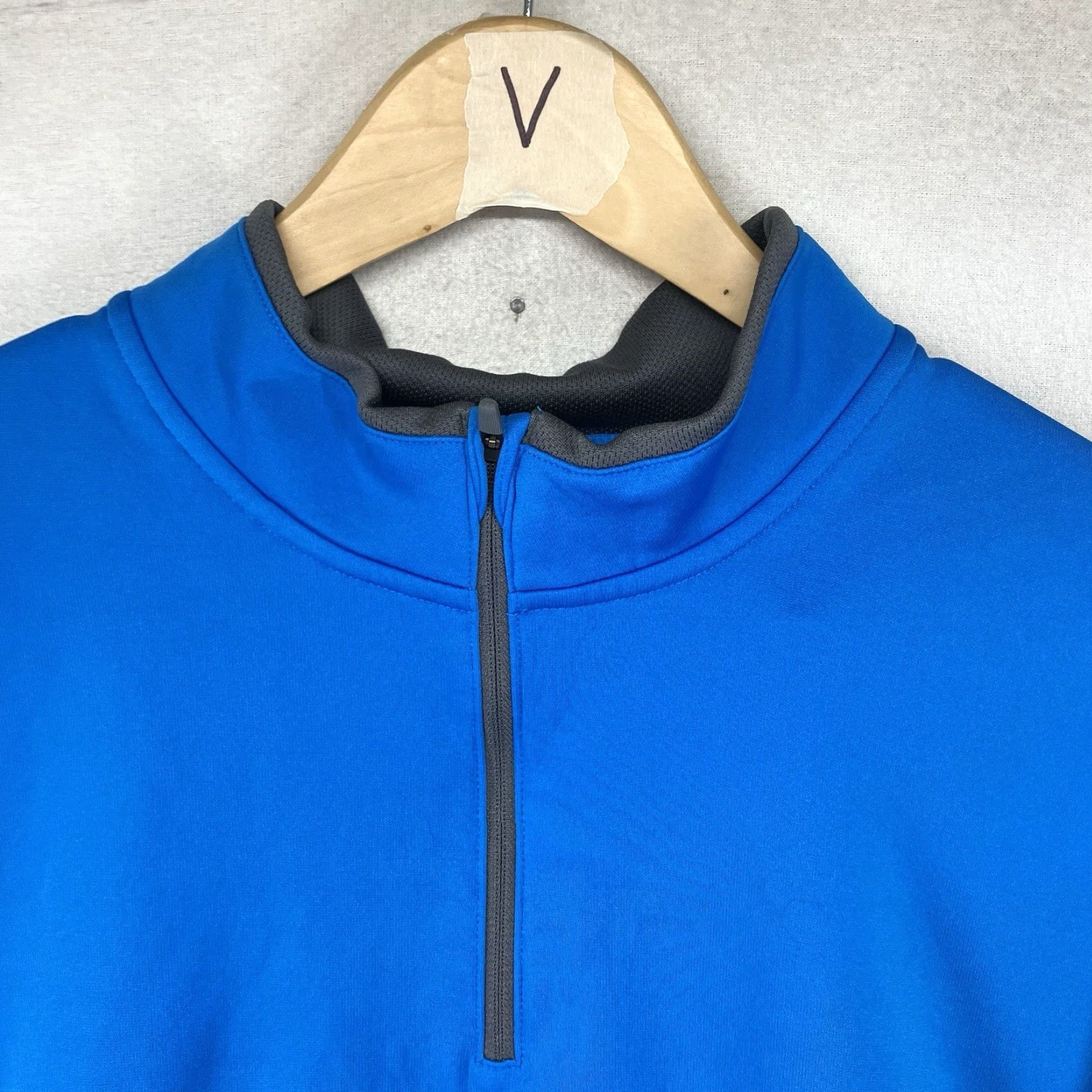 Nike Nike Golf Sweatshirt Mens XL Blue 1/4 Zip Pullover Tour Performance ThermaFit Size US XL / EU 56 / 4 - 4 Thumbnail