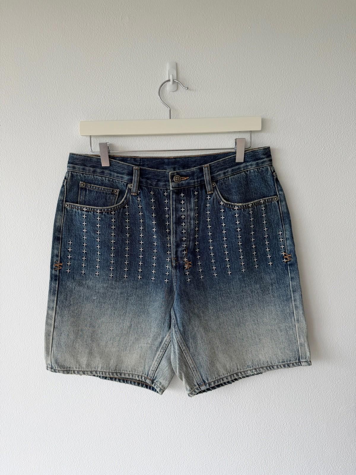 Ksubi new Ksubi mens denim shorts anti short ekstatik blue 32 fade Size US 32 / EU 48 - 1 Thumbnail