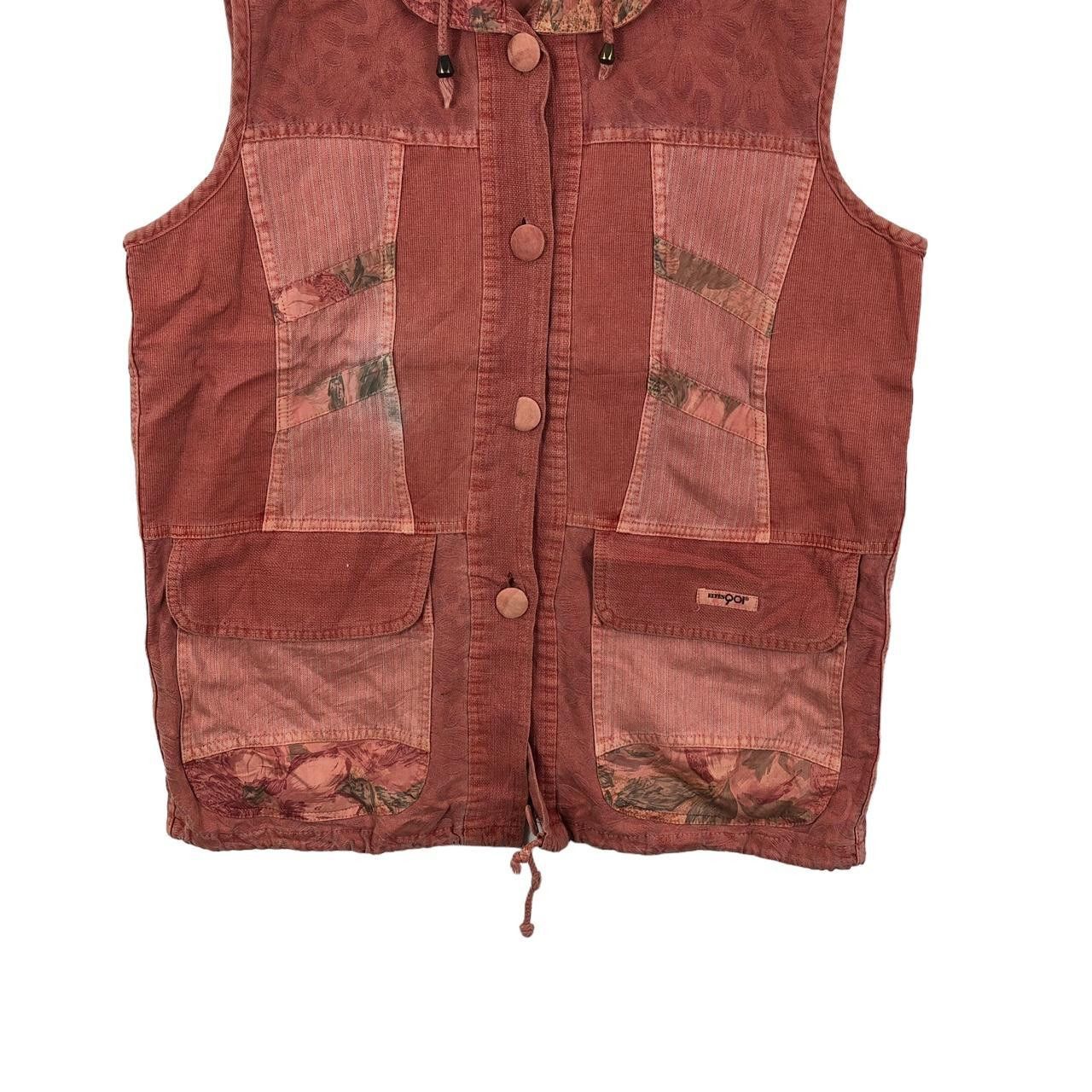 Other Vintage ELVES QOI IMMANUEL Boro Natural Distress Vest Size M / US 6-8 / IT 42-44 - 4 Thumbnail