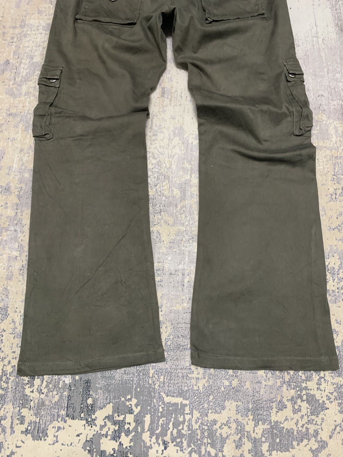 If Six Was Nine Semantic Design Cyber Y2K Bondage Flare Cargo Pants Size US 32 / EU 48 - 10 Thumbnail