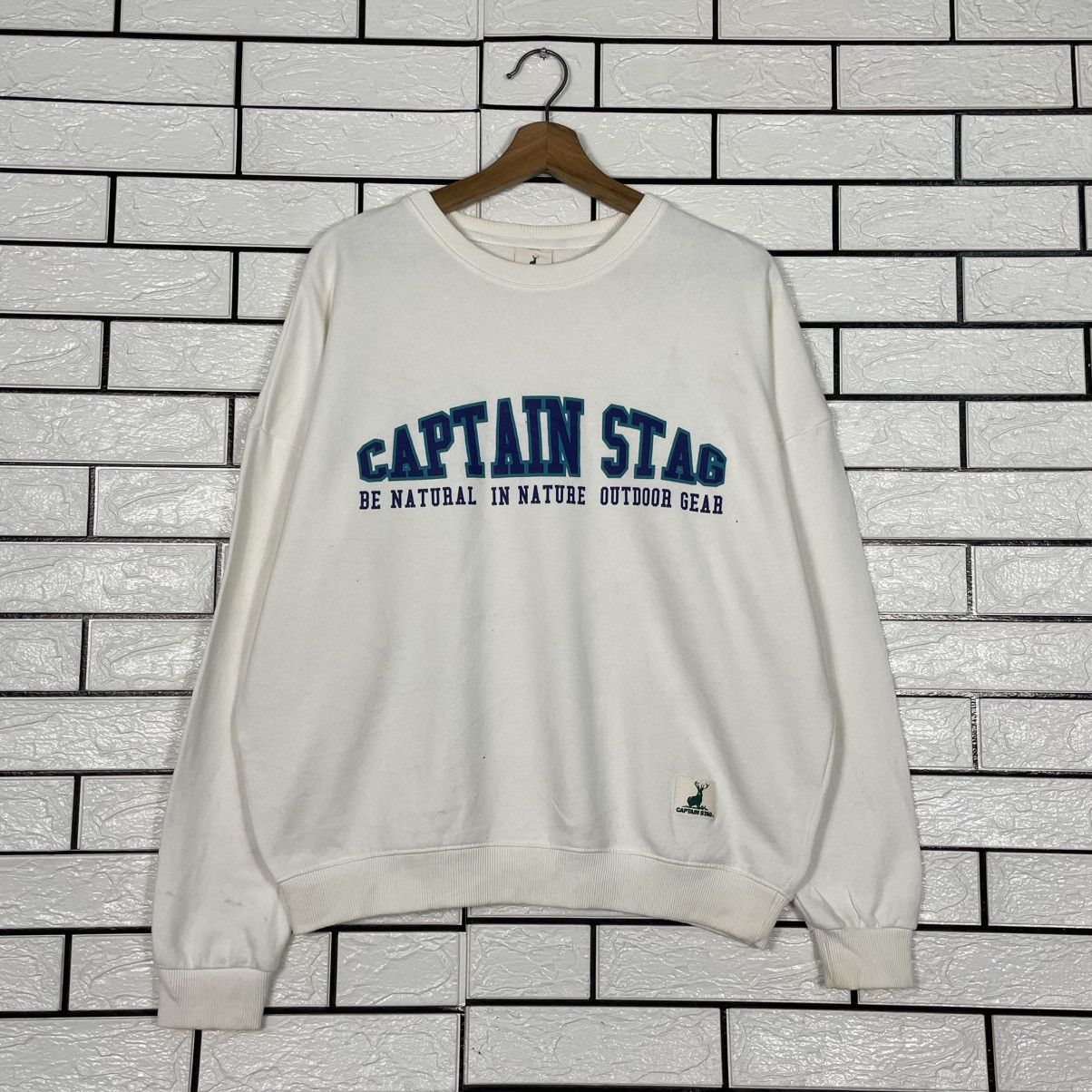 Japanese Brand Captain Stag Big Logo Sweatshirt Size US M / EU 48-50 / 2 - 1 Thumbnail