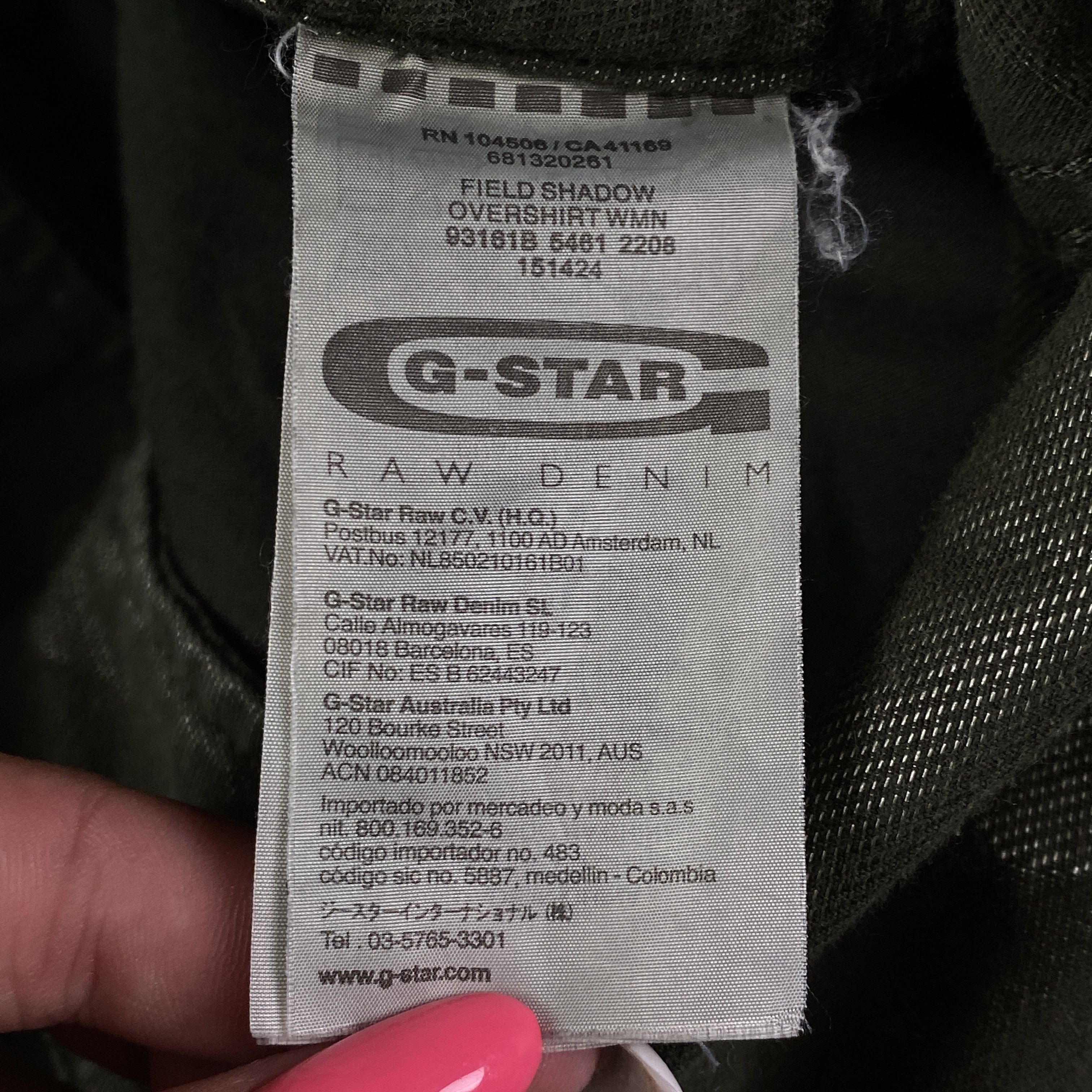 G-Star Mens Military Jacket G-Star RAW Size M Cotton Size US M / EU 48-50 / 2 - 5 Thumbnail