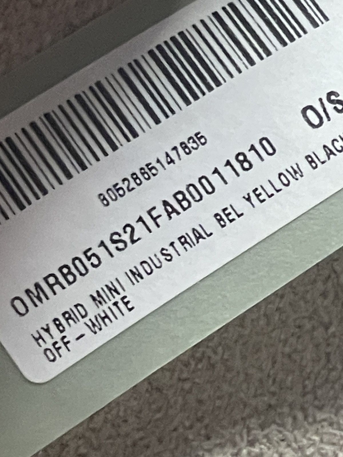 Off-White OFF-WHITE MINI INDUSTRIAL BELT NWT Size ONE SIZE - 18 Thumbnail