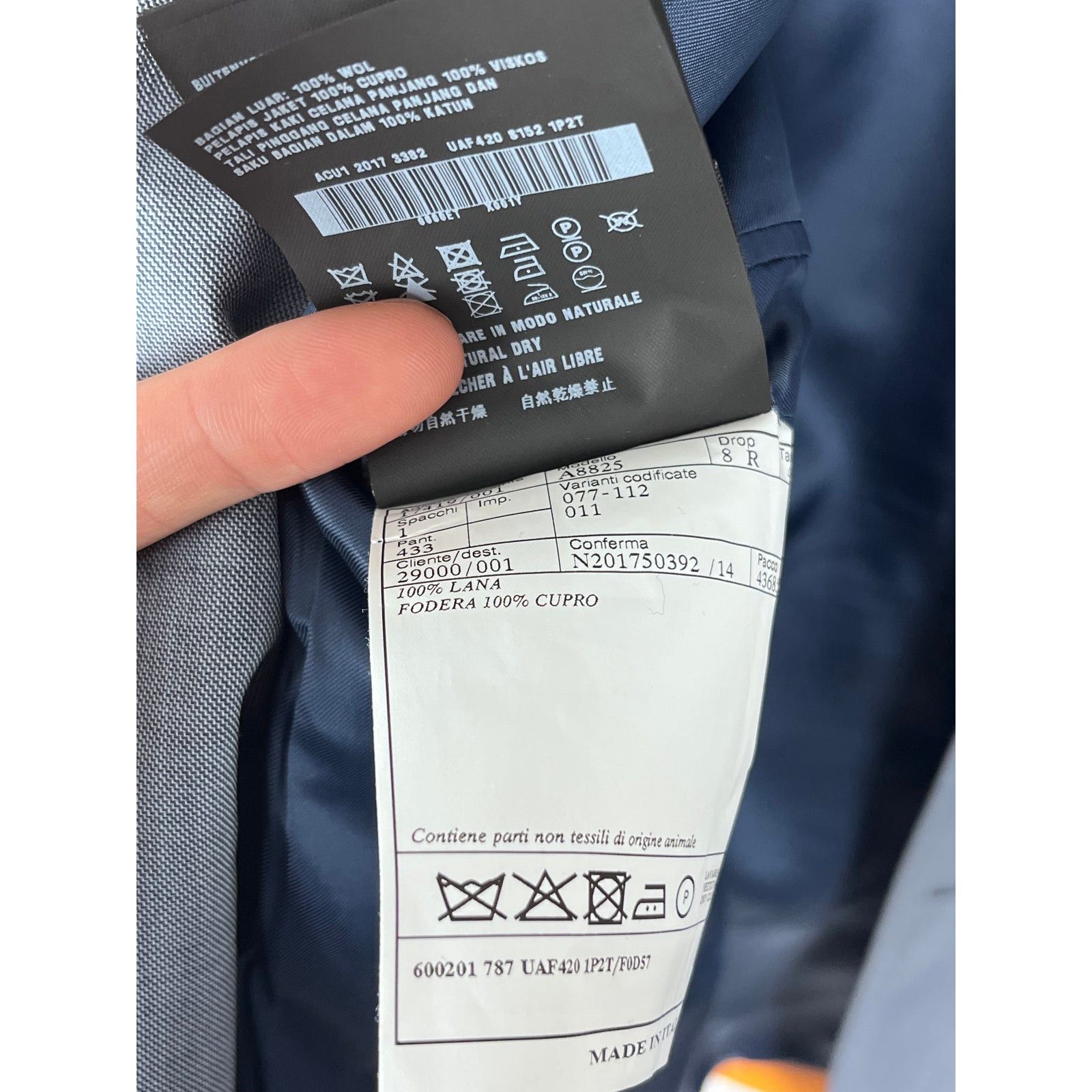Miu Miu × Prada Prada suit wool italy designer luxury blazer pants rare 2017 Size 48R - 7 Thumbnail