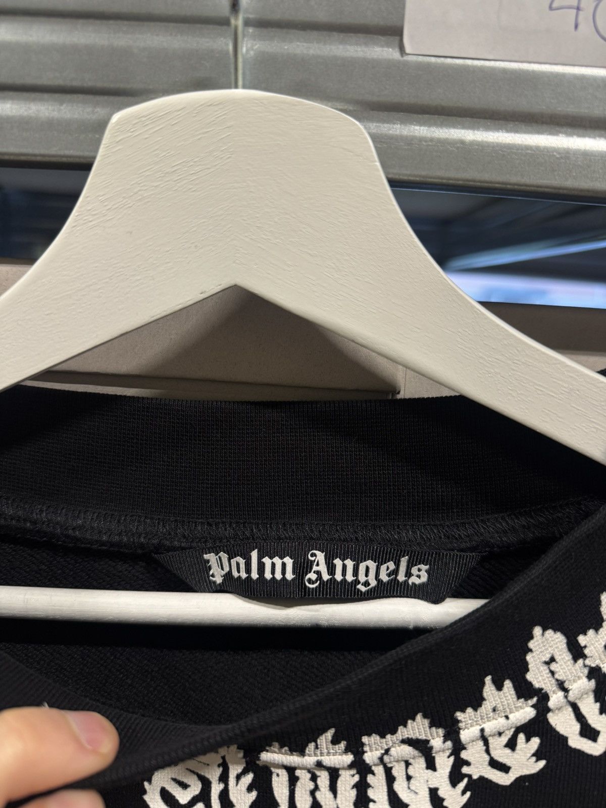 Palm Angels Palm Angels Neck Logo Sweatshirt NEW 700$ Size US XXL / EU 58 / 5 - 3 Thumbnail