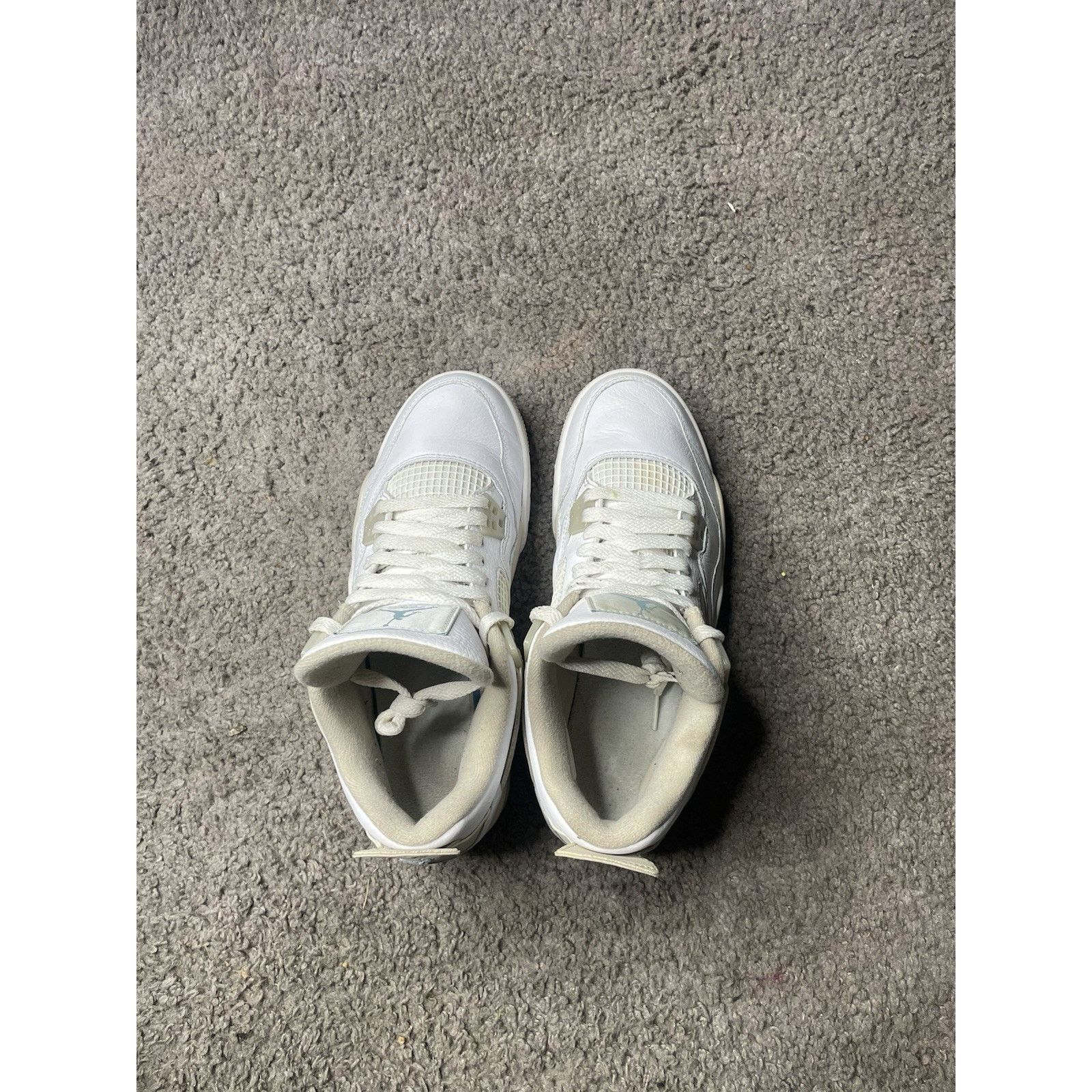 Nike Size 7Y - Nike Air Jordan 4 Sand Linen (2017) GS 487724 118 Size US 7 / EU 40 - 4 Thumbnail