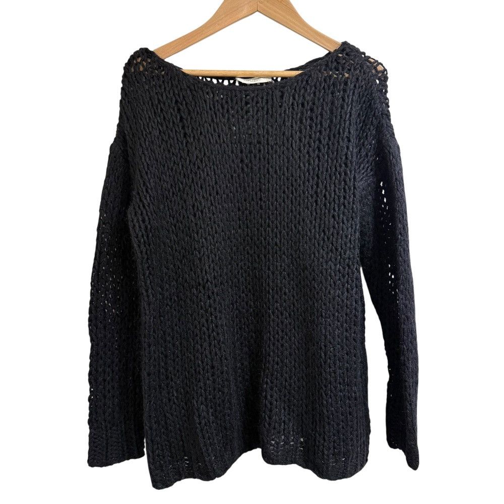 Yves Saint Laurent Yves Saint Laurent Saint Laurent Paris Mohair Blend Knitwear Natural Material Tops Size ONE SIZE - 1 Thumbnail