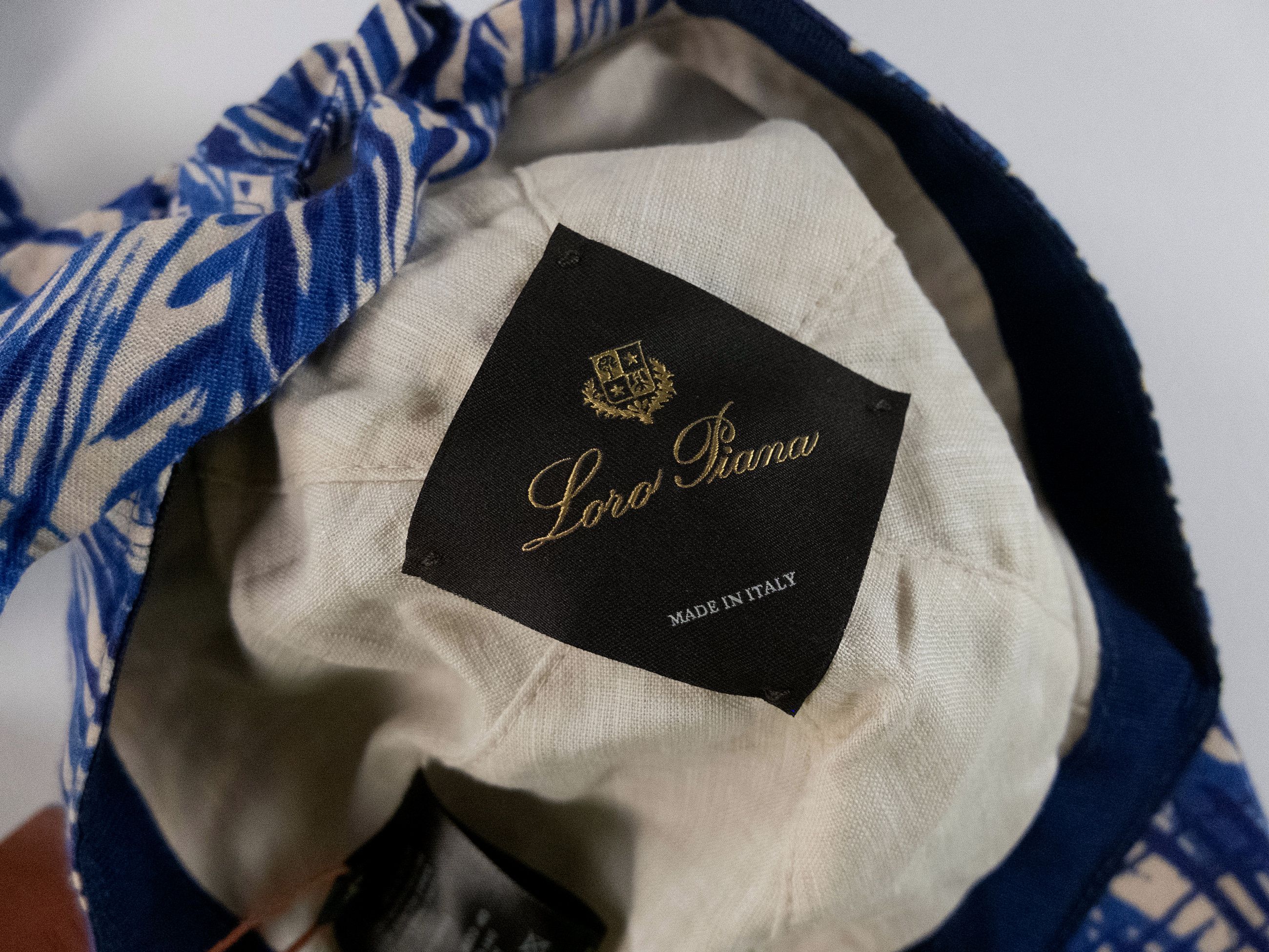 Loro Piana LORO PIANA linen baseball cap with bow back Medium NWT Size ONE SIZE - 8 Thumbnail