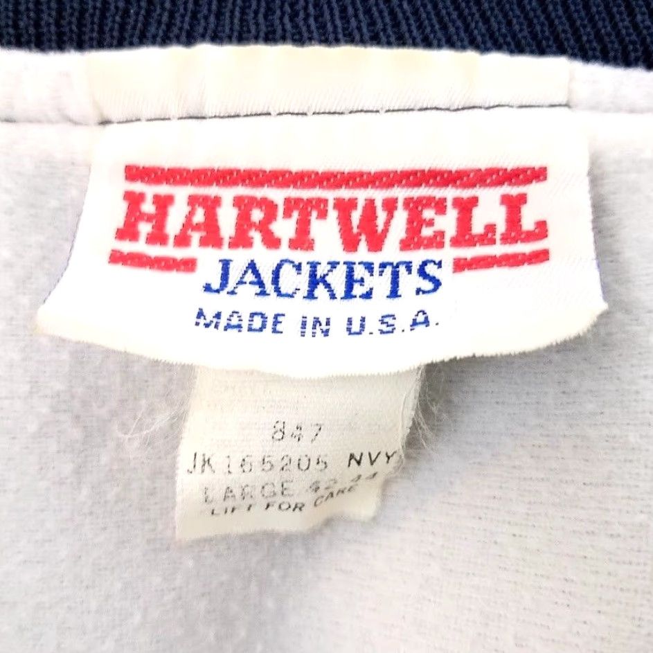 Vintage VINTAGE Hartwell Semi Gas Satin Bomber Jacket Mens Size L Blue 80s Made In USA Flight/Bomber Mens Bullets Size US L / EU 52-54 / 3 - 6 Thumbnail