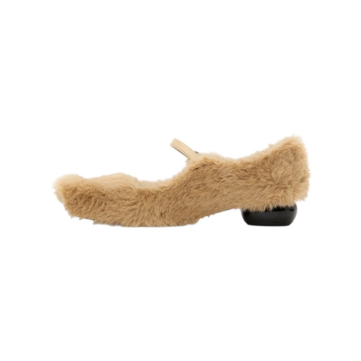 Paula Canovas del Vas Diablo fur ballerina flat Size US 12 / IT 42 - 3 Thumbnail