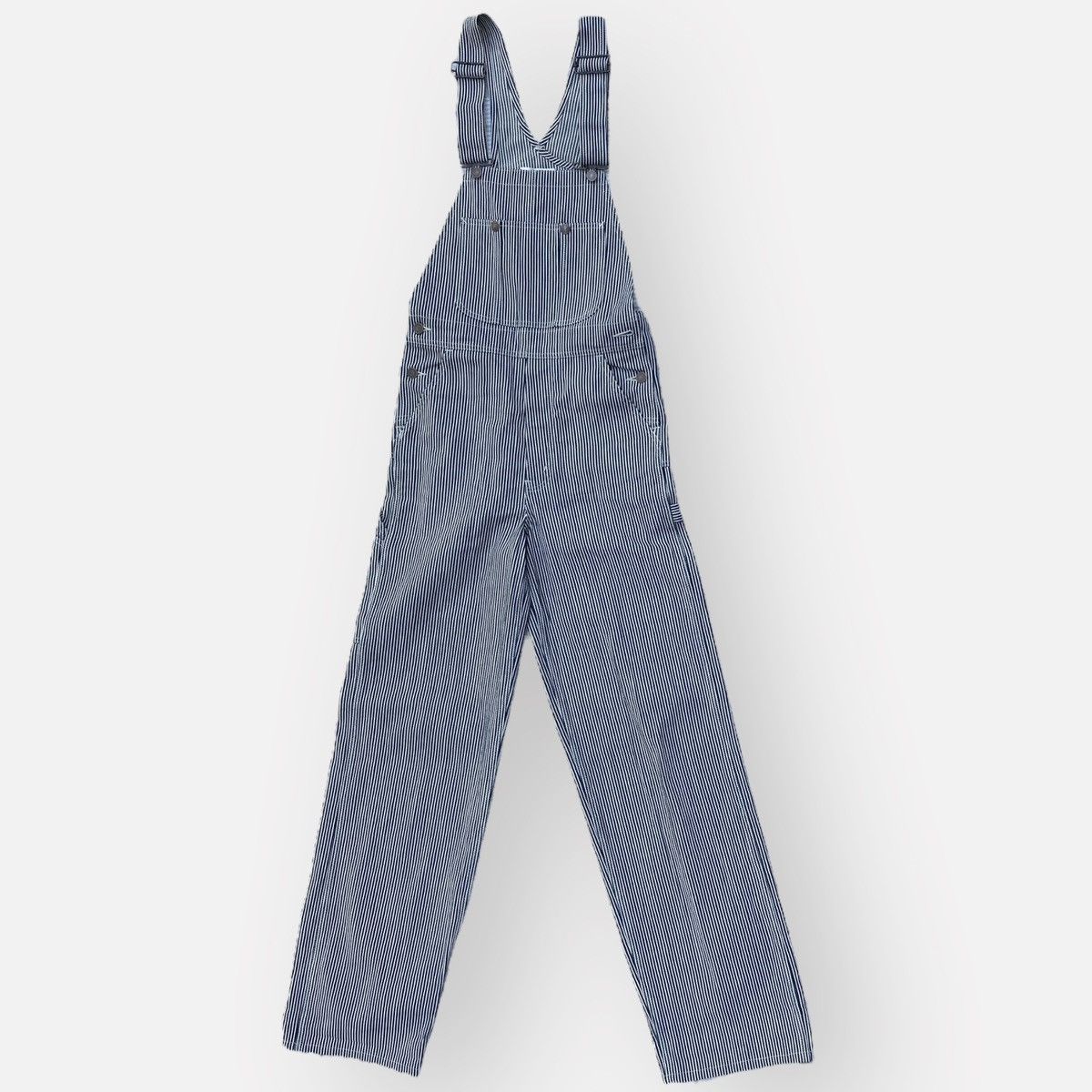 Celine Hickory Denim Overalls