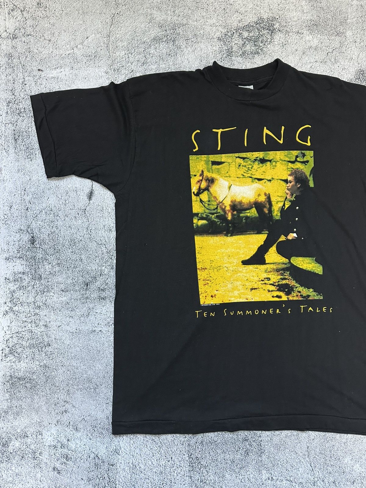 Band Tees Vintage 1993 Sting T-shirt Ten Summoner's Tales World Tour Size US L / EU 52-54 / 3 - 3 Thumbnail