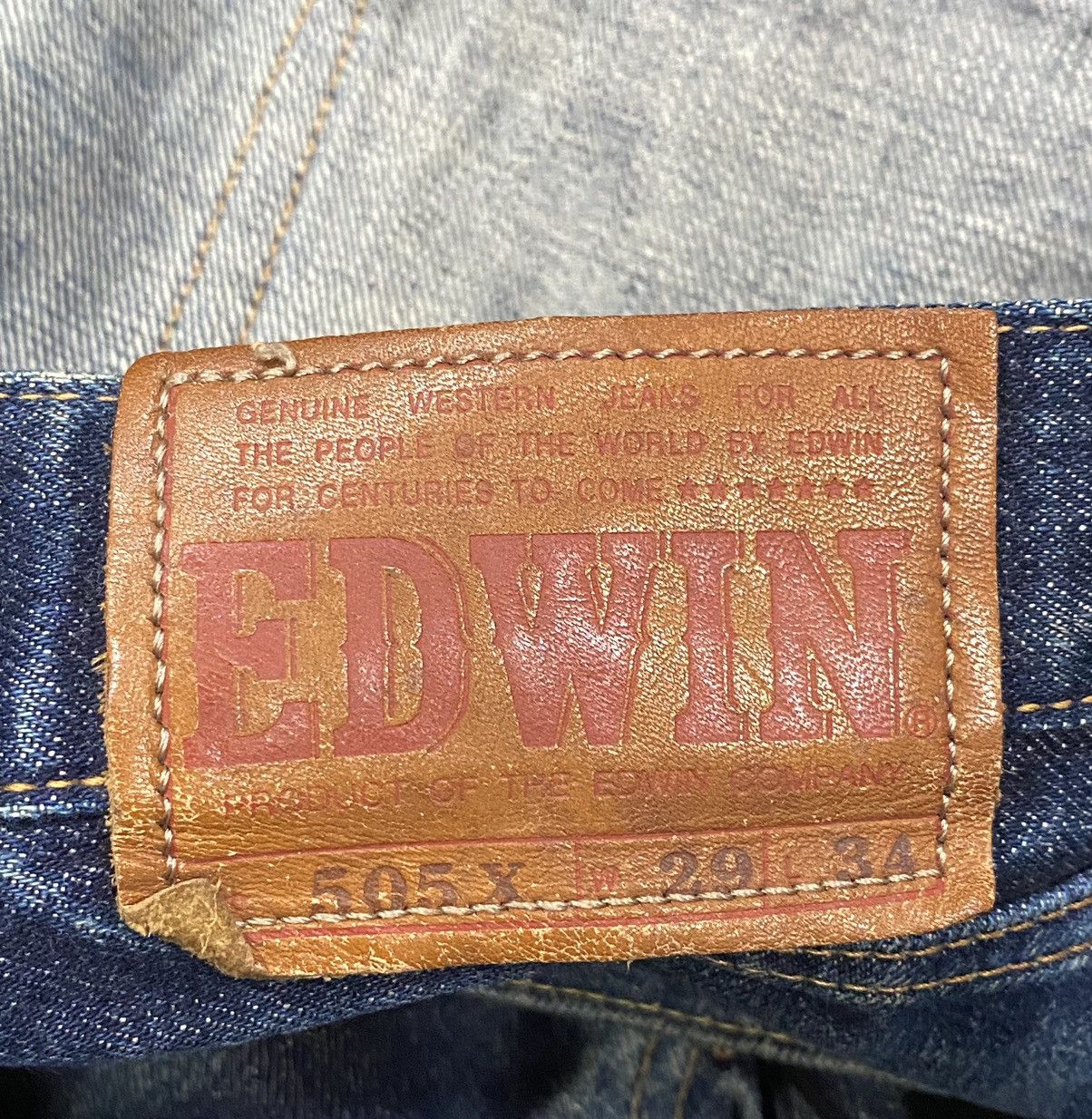 Edwin Vtg Edwin Redline 505X w29” Size US 29 - 13 Thumbnail